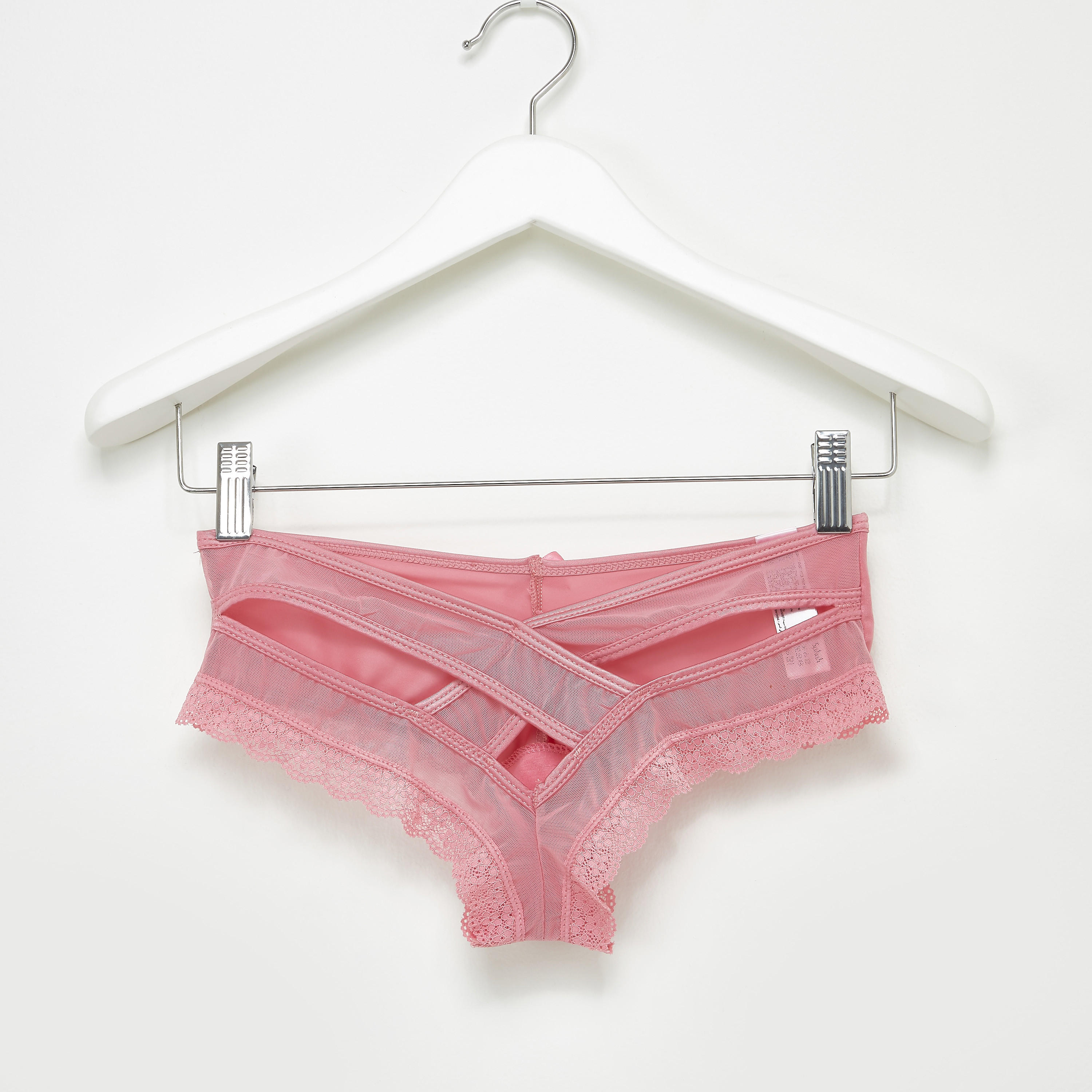 سراويل بوي شورت بتفاصيل دانتيل-women-clothing-lingerie-panties-image-2