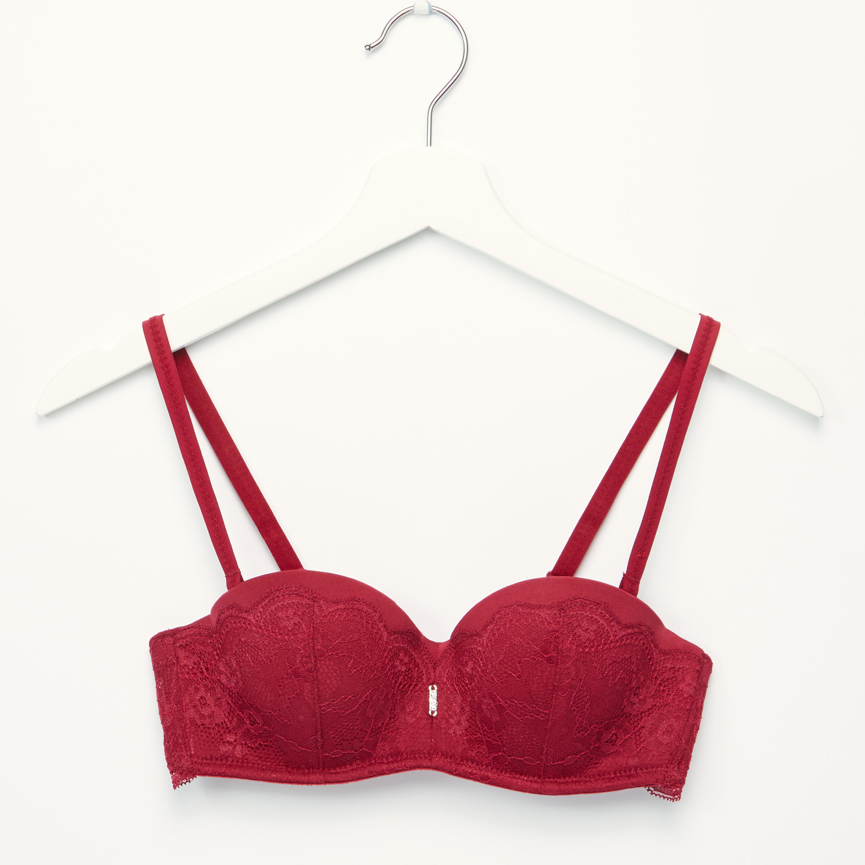 طقم سراويل داخلية وصدريّة مبطّنة بتفاصيل دانتيل-women-clothing-nightwear-pyjamas-longsets-image-2