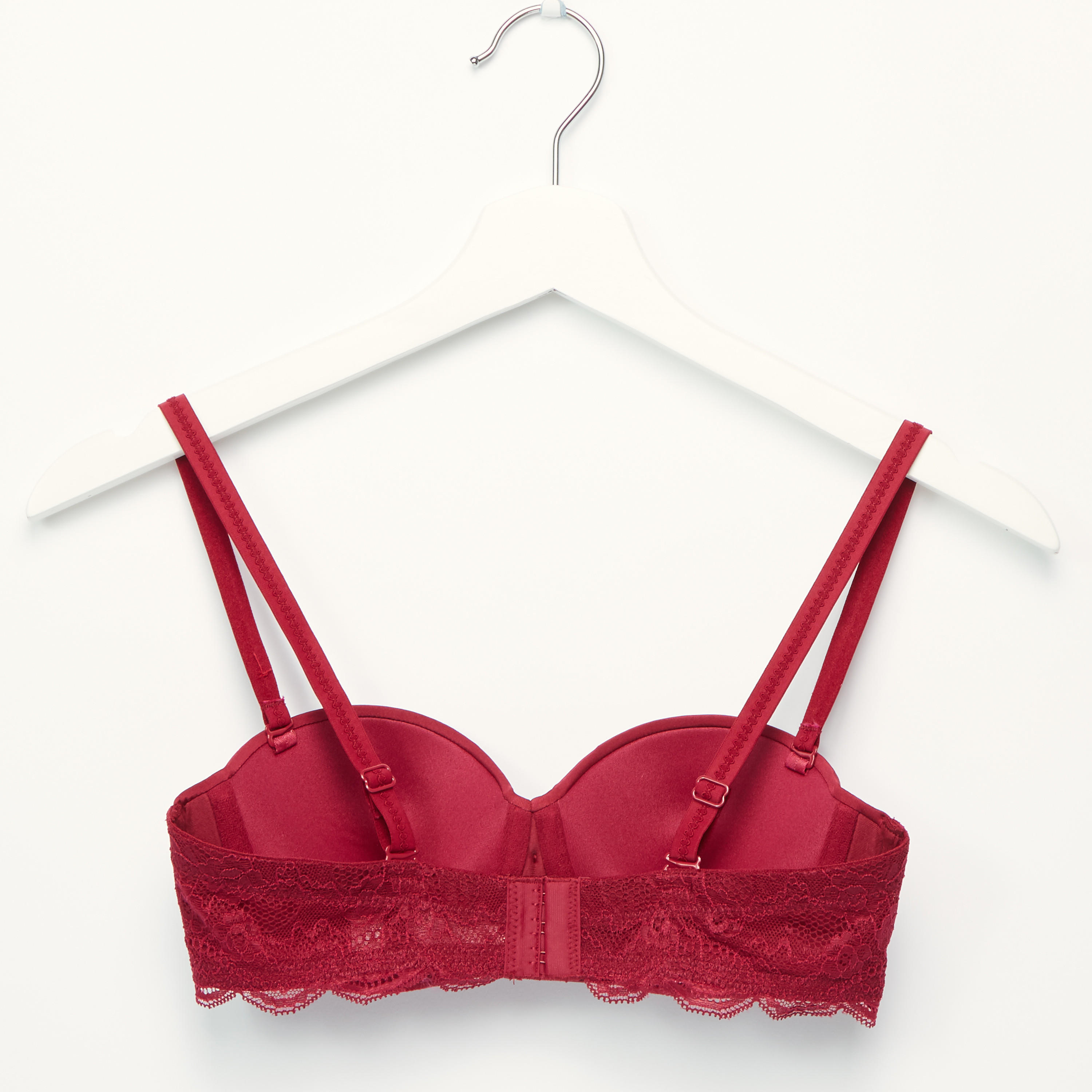 طقم سراويل داخلية وصدريّة مبطّنة بتفاصيل دانتيل-women-clothing-nightwear-pyjamas-longsets-image-3