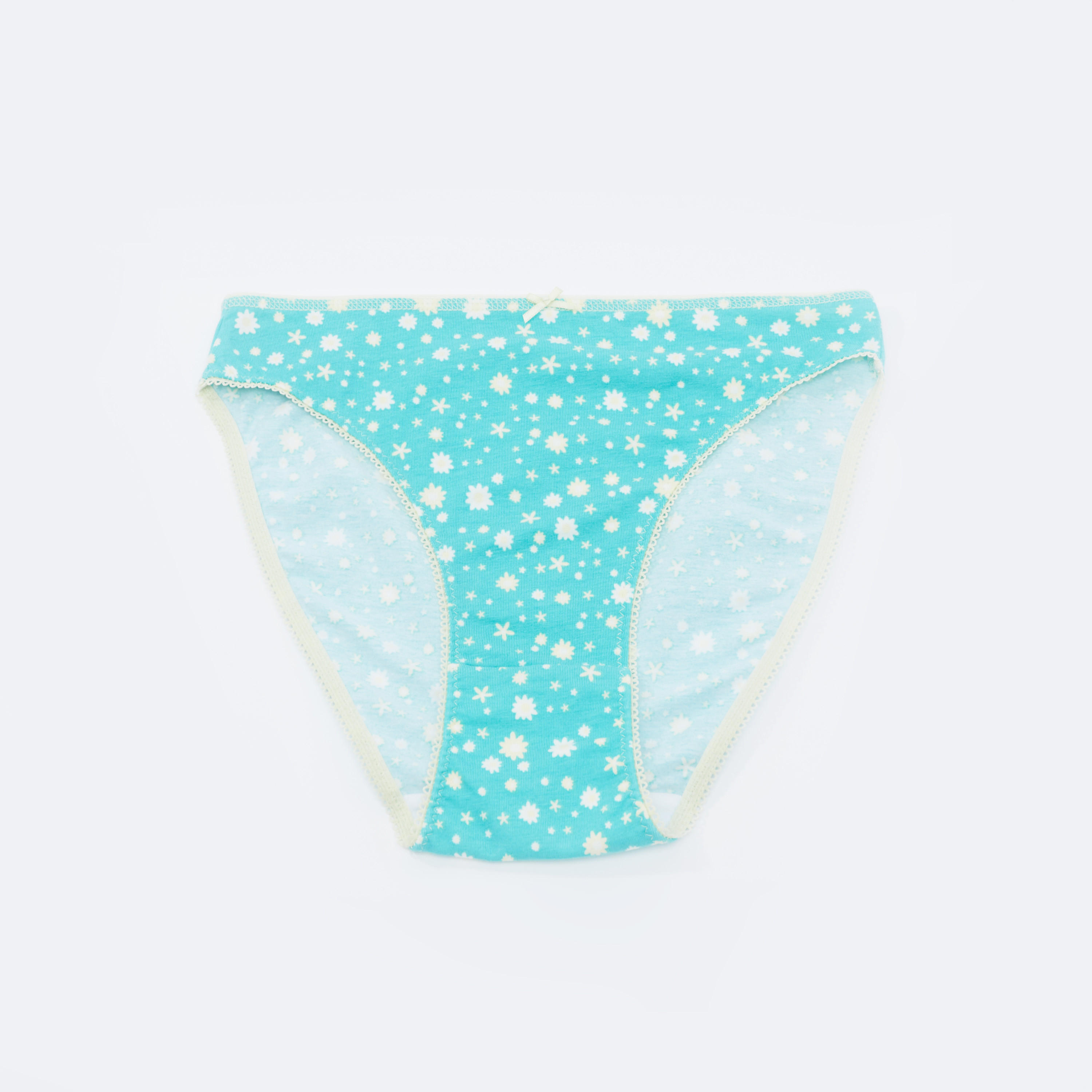 سراويل داخلية متنوعة بتفاصيل دانتيل - طقم من 5 قطع-women-clothing-lingerie-panties-image-2