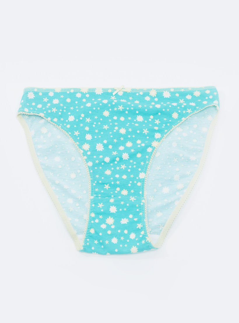 سراويل داخلية متنوعة بتفاصيل دانتيل - طقم من 5 قطع-women-clothing-lingerie-panties-image-2