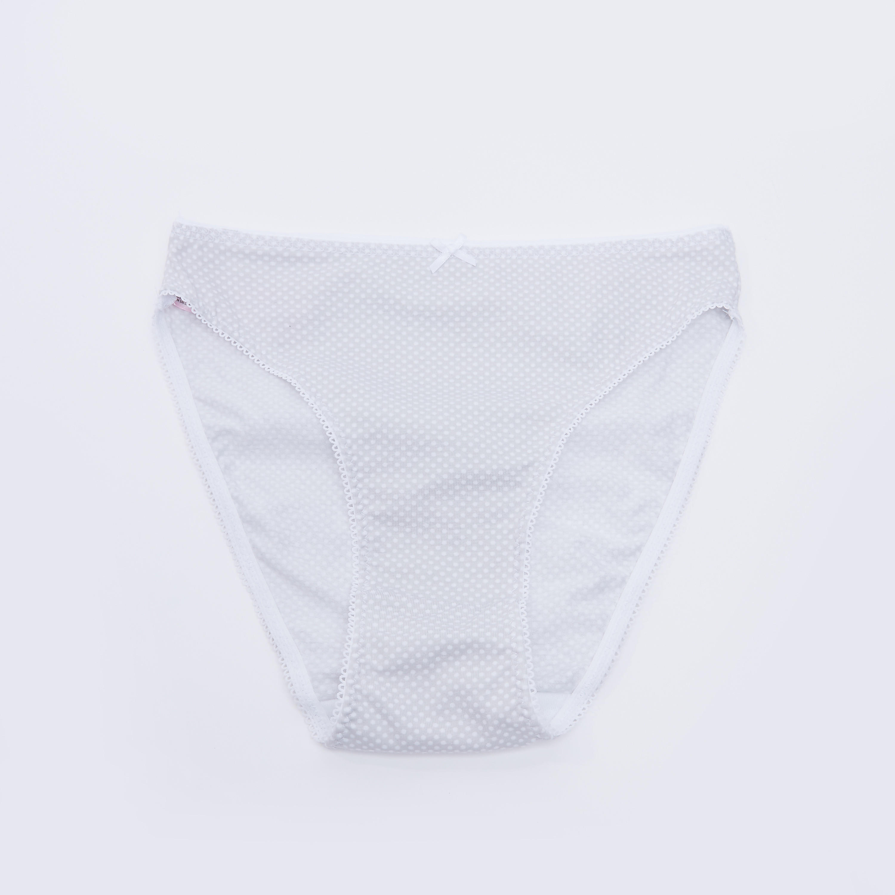 سراويل داخلية بخصر مطّاطي وتفاصيل دانتيل - طقم من 5 قطع-women-clothing-lingerie-panties-image-2