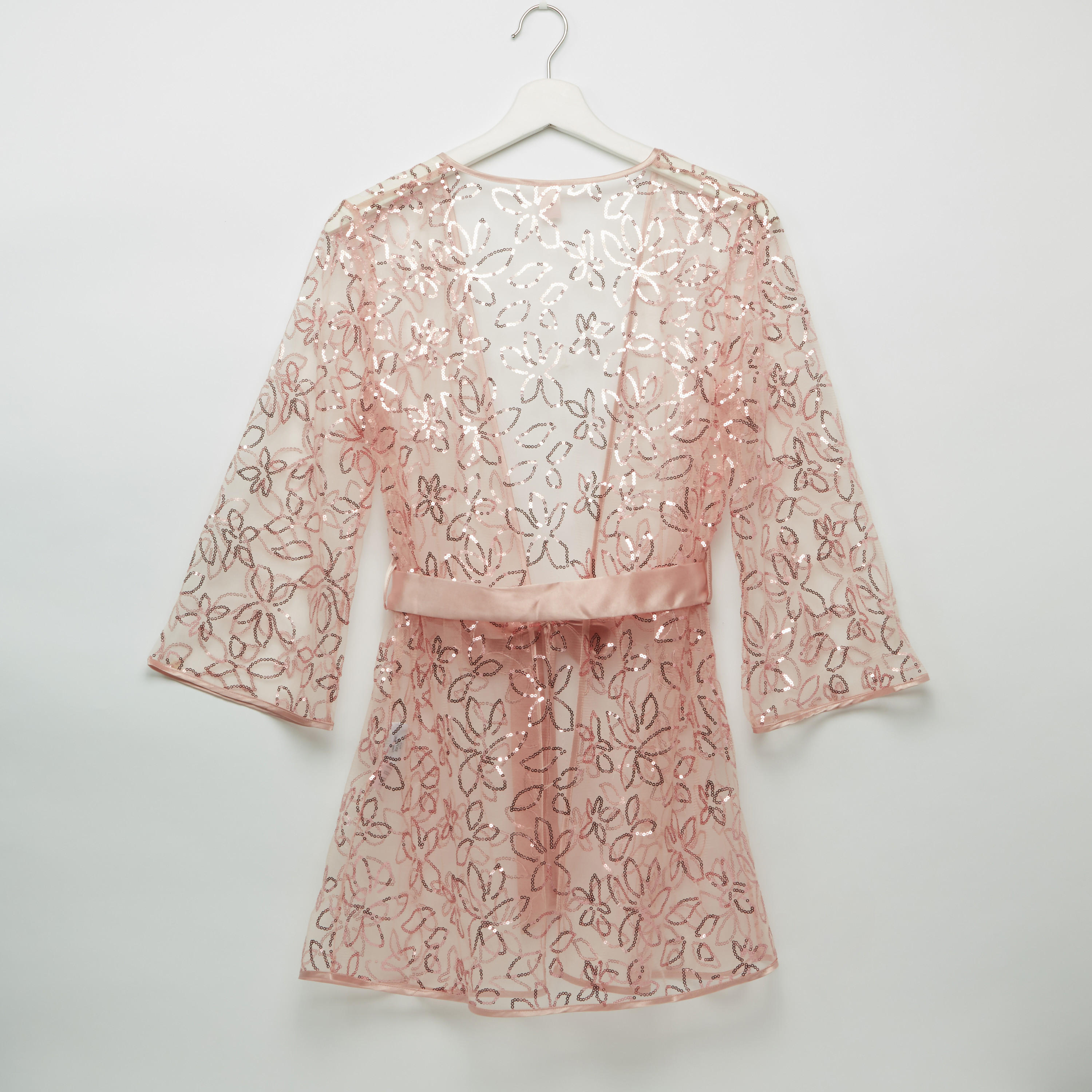 روب مزيّن بأكمام طويلة مع ثونج-women-clothing-nightwear-pyjamas-longsets-image-3