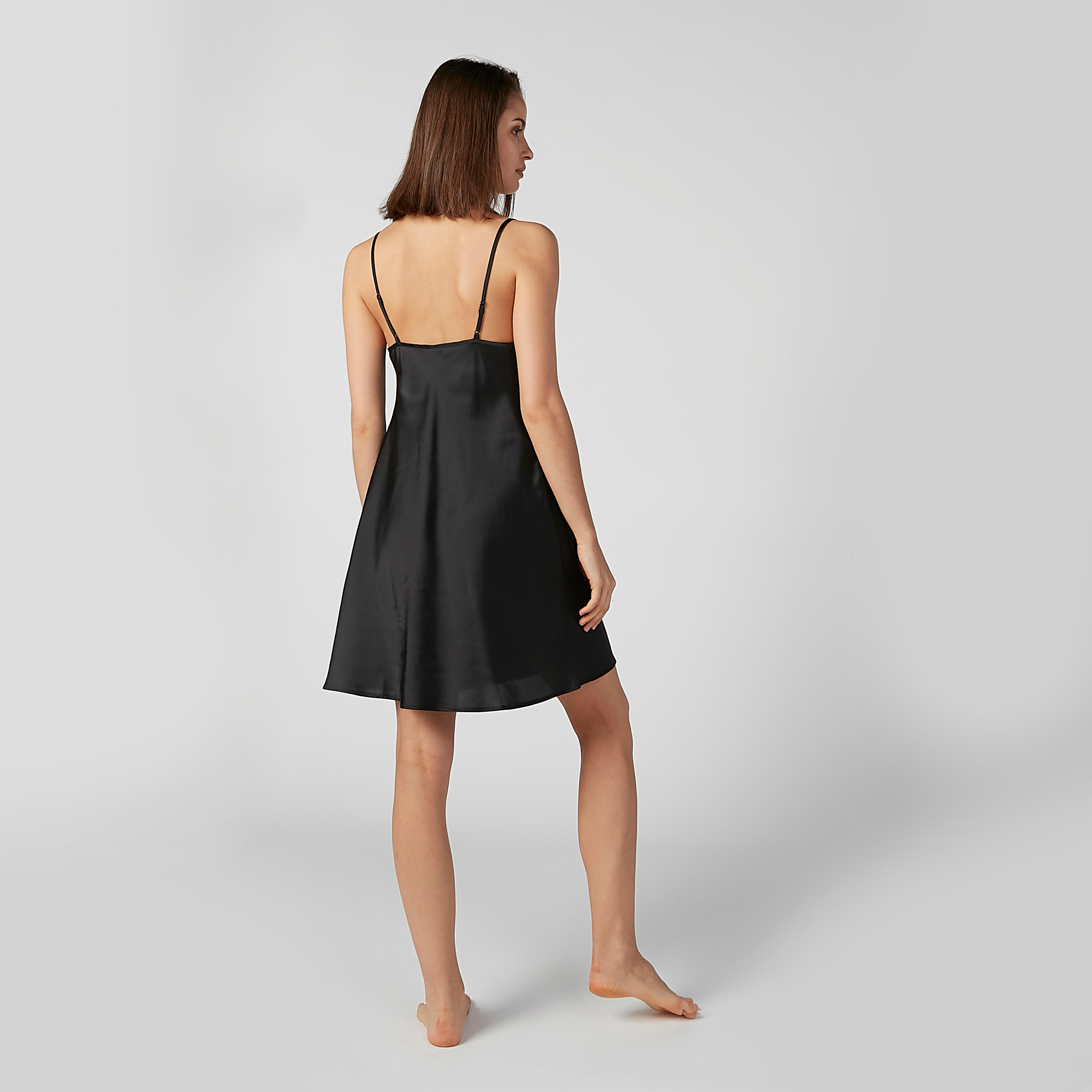 قميص نوم دون أكمام بياقة منسدلة - طقم من قطعتين متنوعتين-women-clothing-nightwear-nighties-image-5