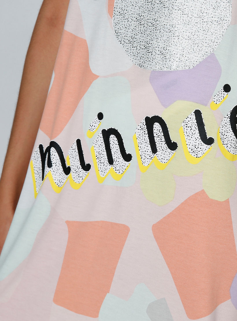 قميص نوم بطبعات ميني ماوس وأكمام قصيرة وياقة مستديرة-women-clothing-nightwear-nighties-image-5