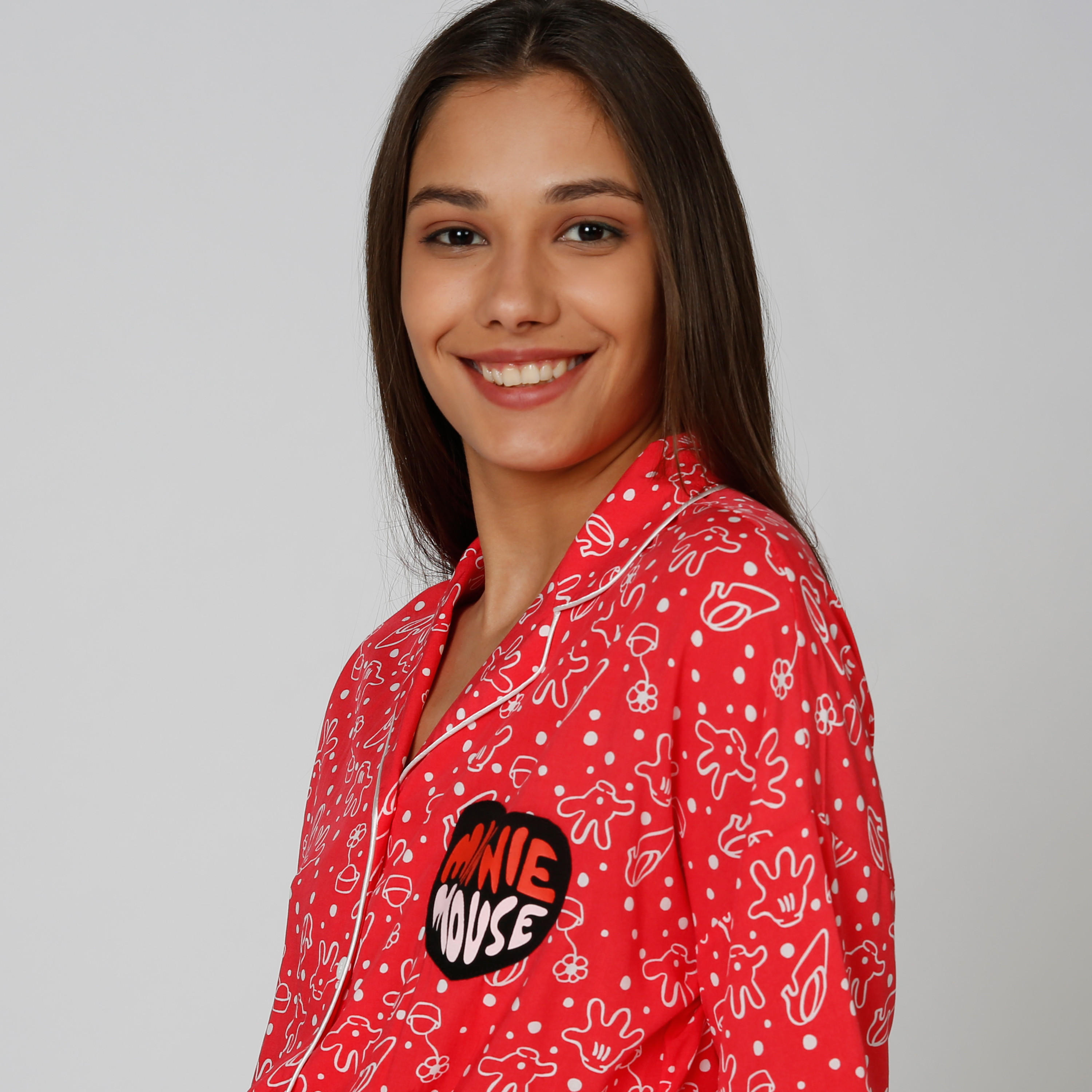 Minnie Mouse Printed Playsuit with Tie Ups-women-clothing-nightwear-nighties-image-5