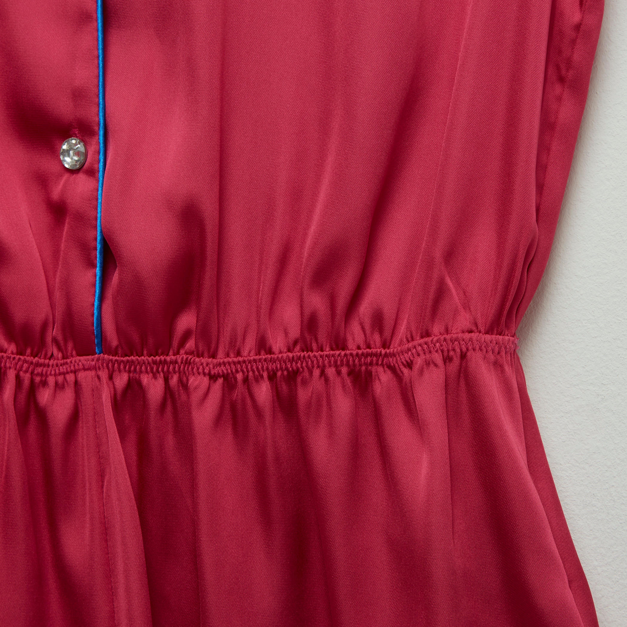 جمبسوت سادة بأكمام قصيرة-women-clothing-nightwear-nighties-image-2