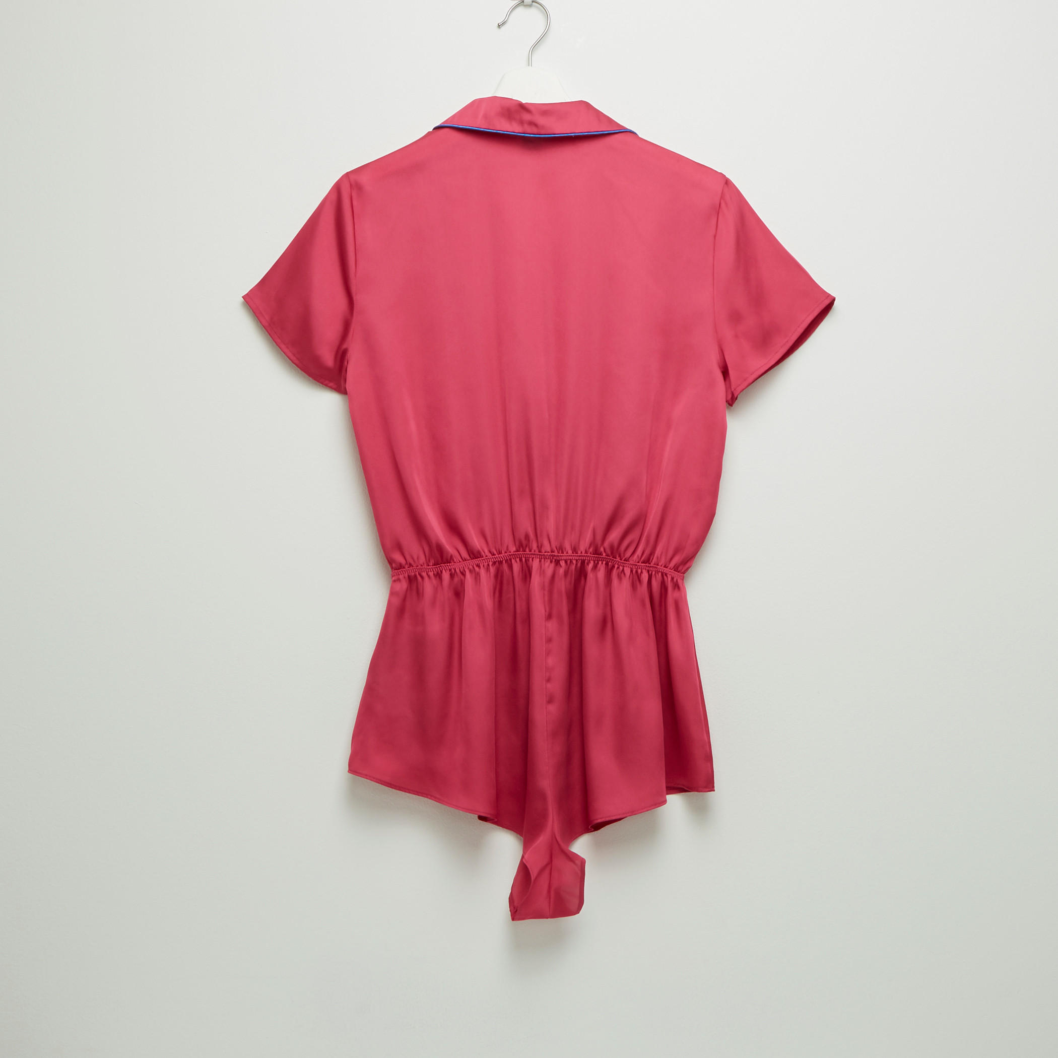 جمبسوت سادة بأكمام قصيرة-women-clothing-nightwear-nighties-image-1