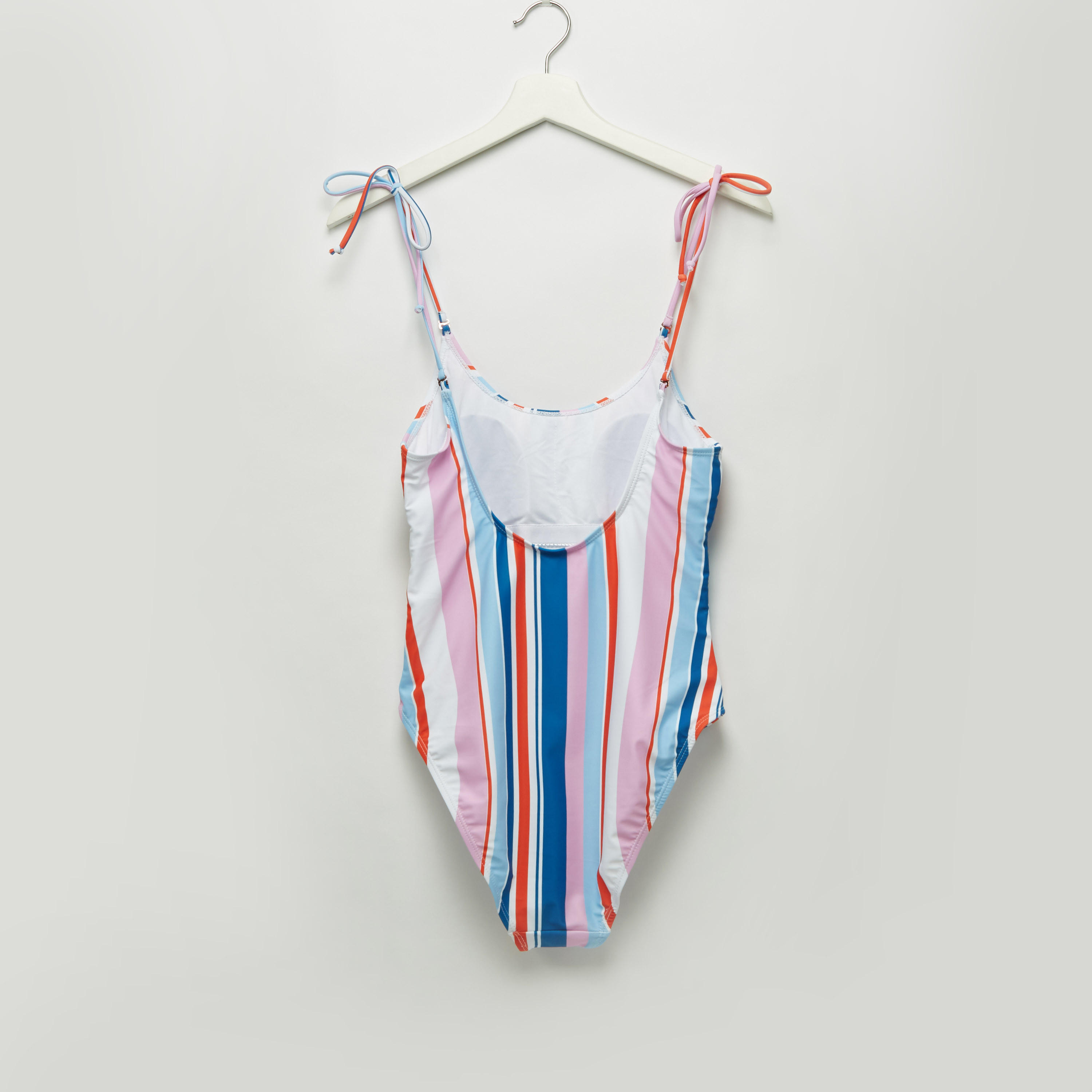 بدلة سباحة مقلّمة بأربطة-women-clothing-swimandbeach-swimsuits-image-1