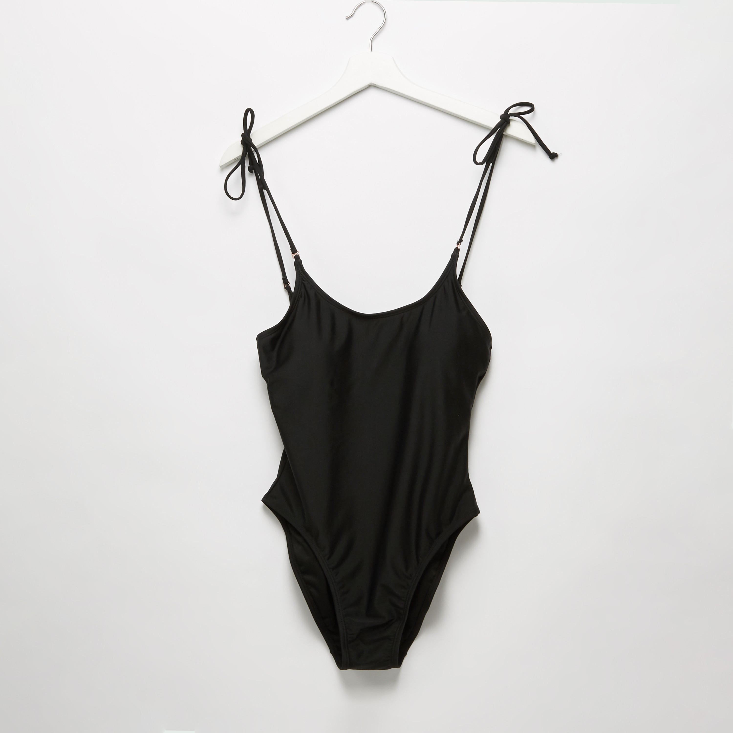 بدلة سباحة سادة بأربطة-women-clothing-swimandbeach-swimsuits-image-1