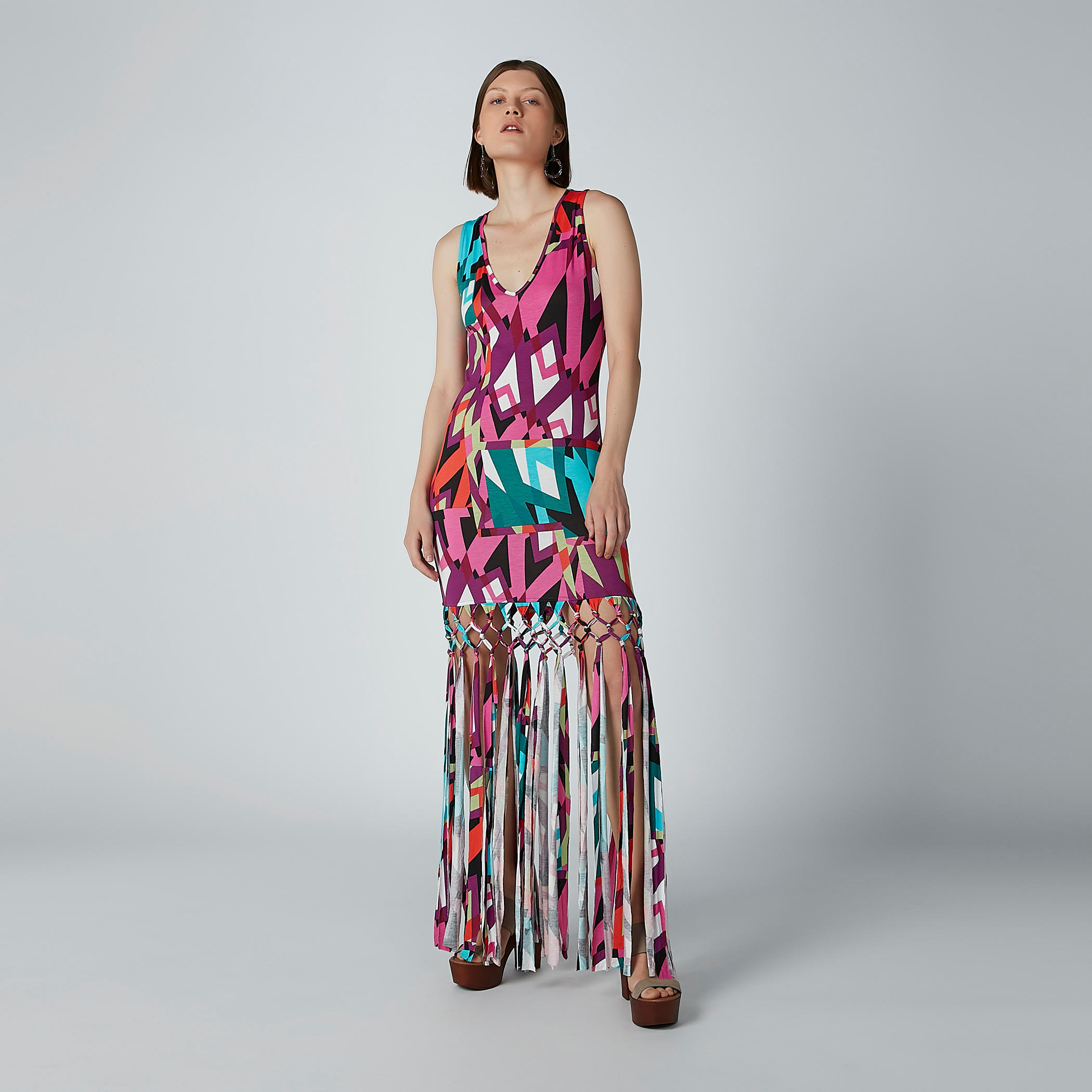 فستان دون أكمام بشراشيب-women-clothing-dresses-image-1