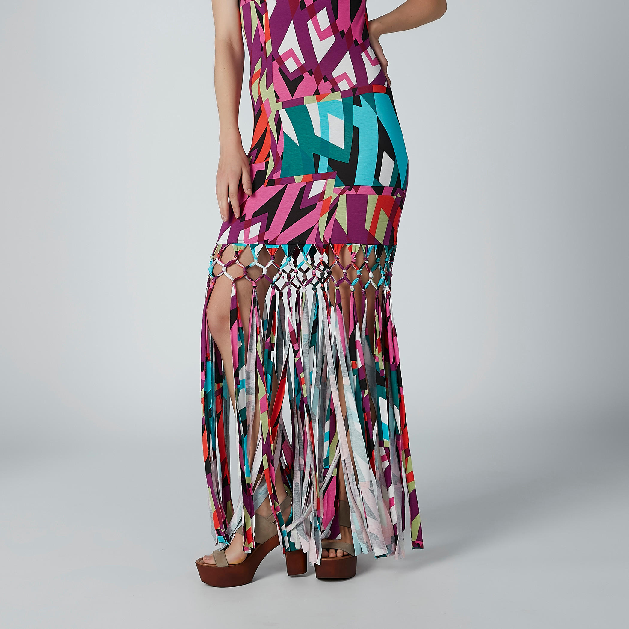فستان دون أكمام بشراشيب-women-clothing-dresses-image-2
