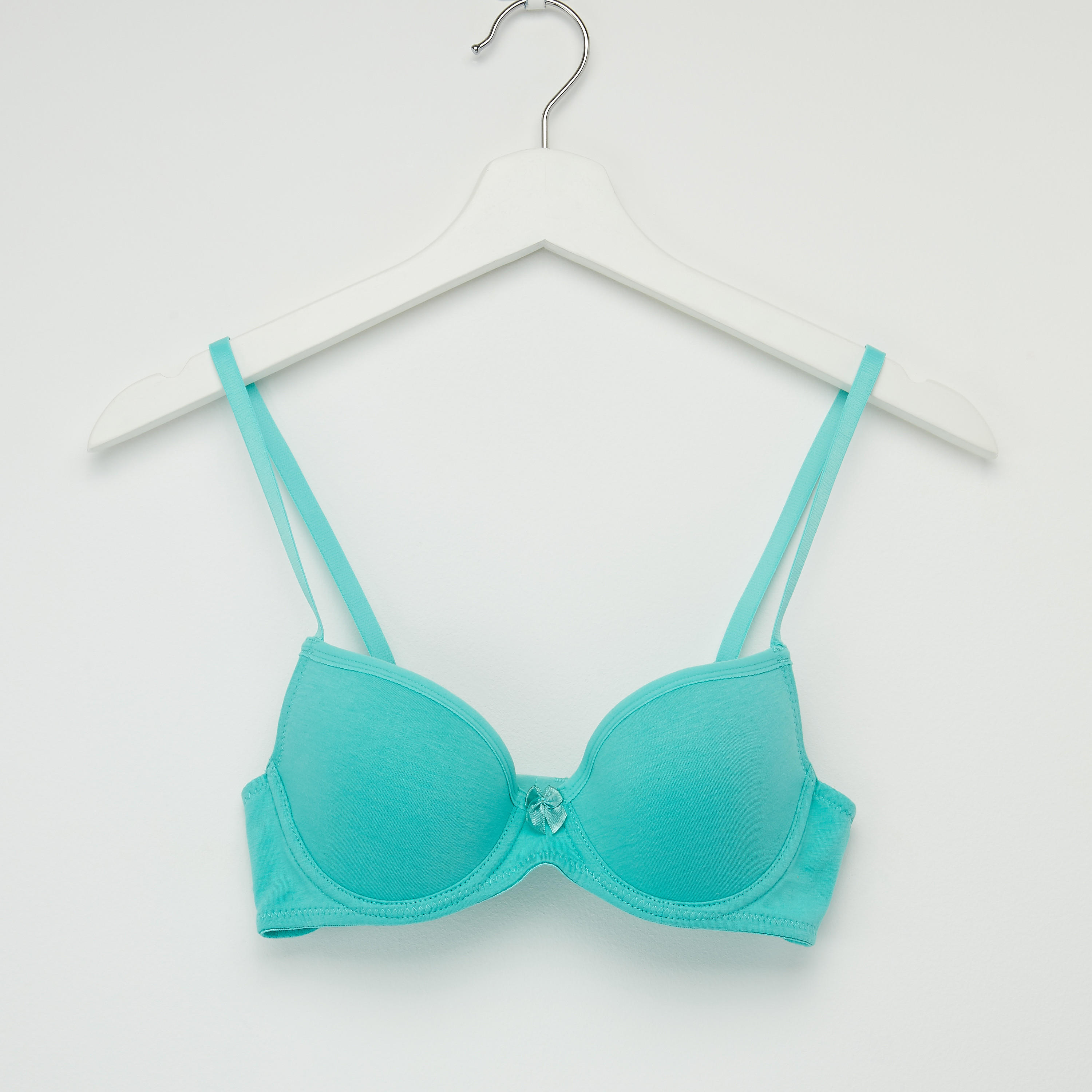 صدريّة سادة مبطّنة بمشبك إغلاق-women-clothing-lingerie-bras-image-1