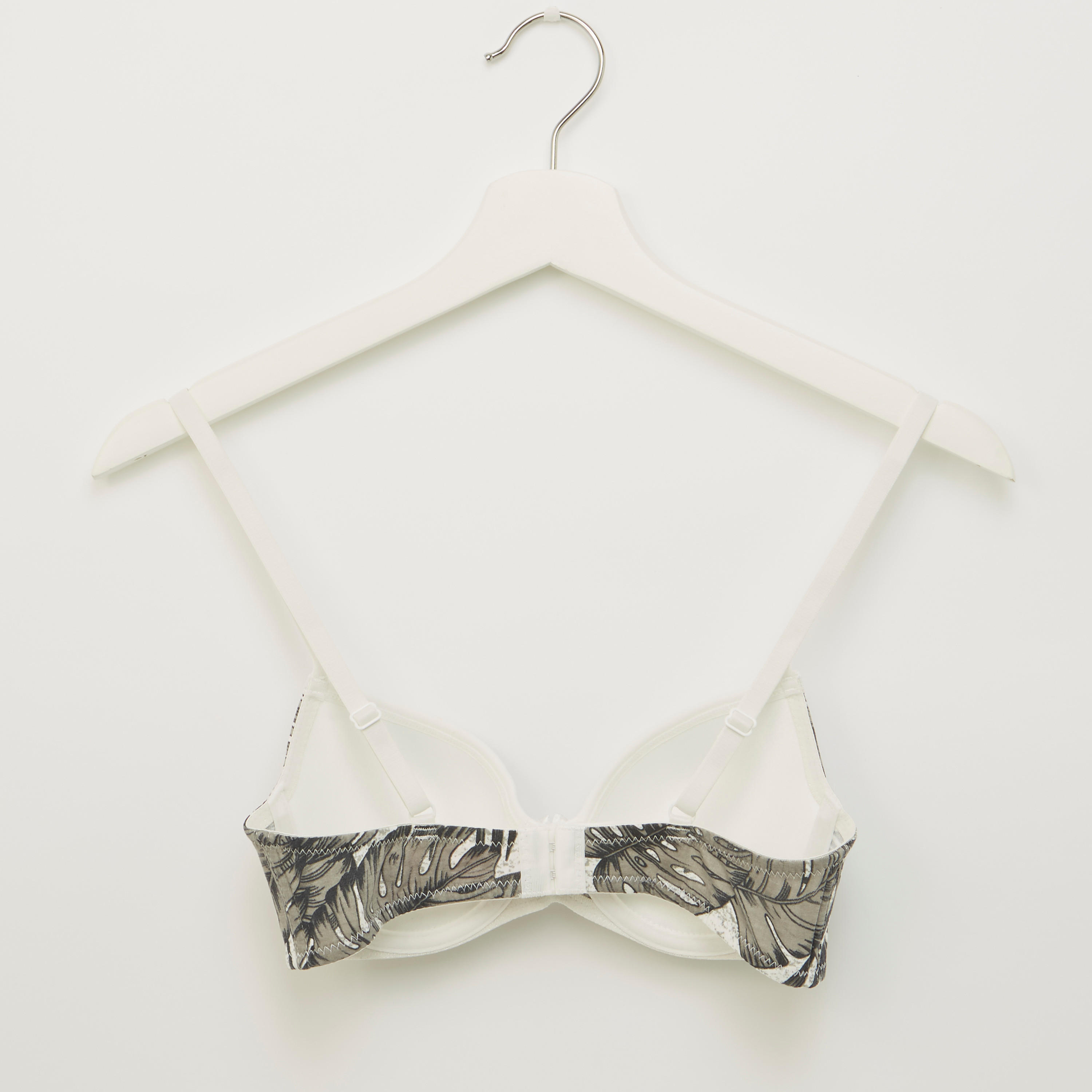 Printed Bra with Hook and Eye Closure-women-clothing-lingerie-bras-image-2