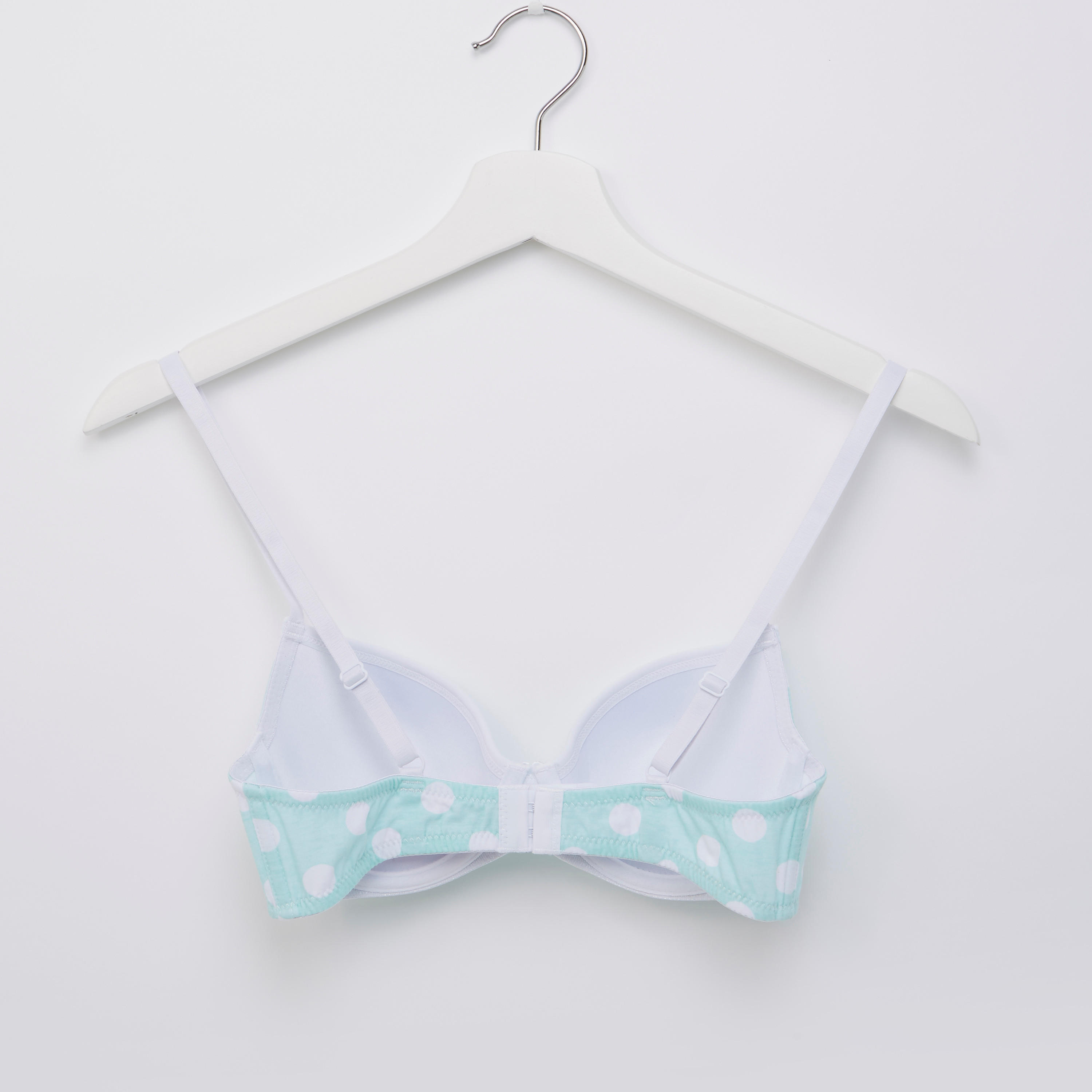 صدرية بمشبك إغلاق ناعم وطبعات منقّطة-women-clothing-lingerie-bras-image-2