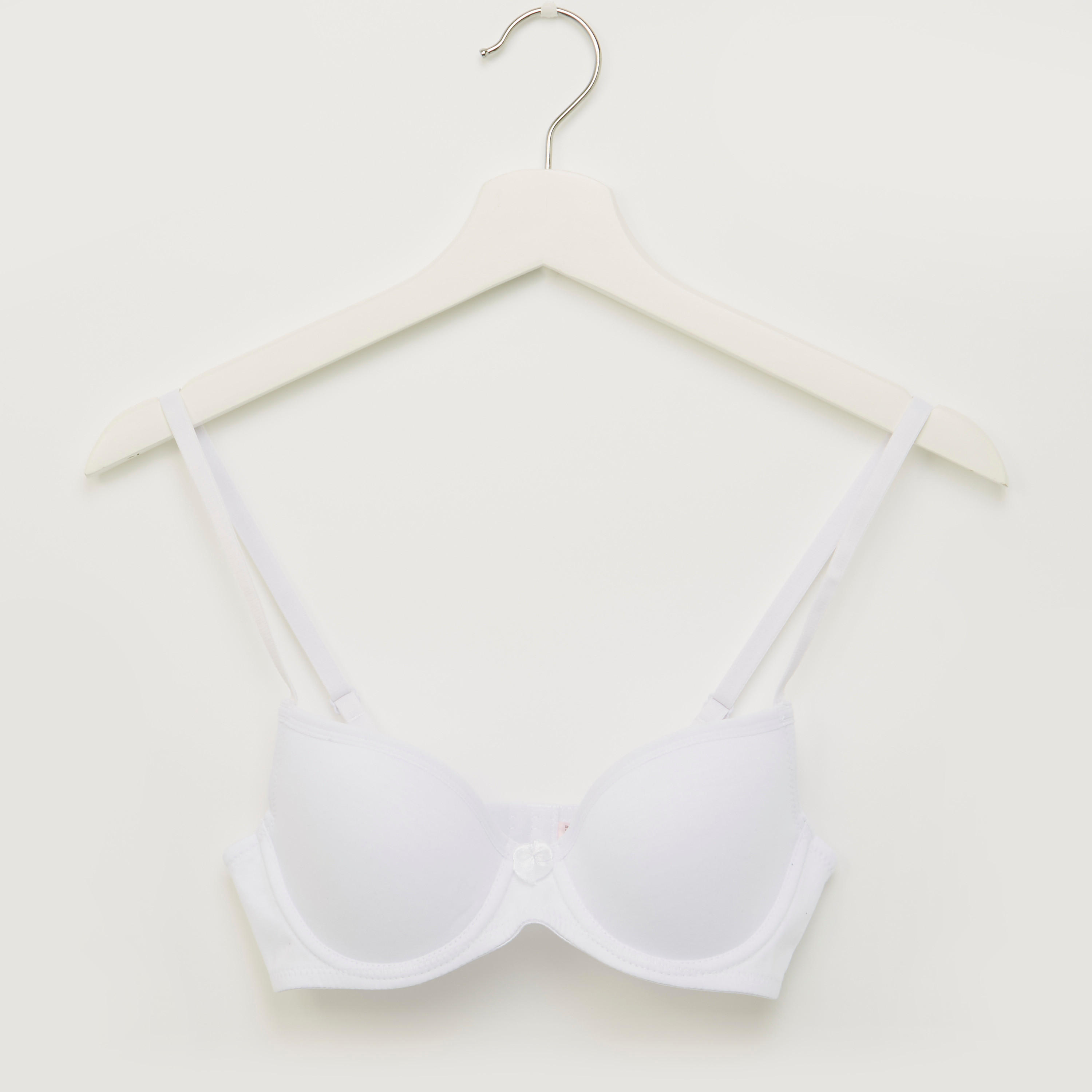صدريّة سادة مبطّنة بمشبك إغلاق-women-clothing-lingerie-bras-image-1