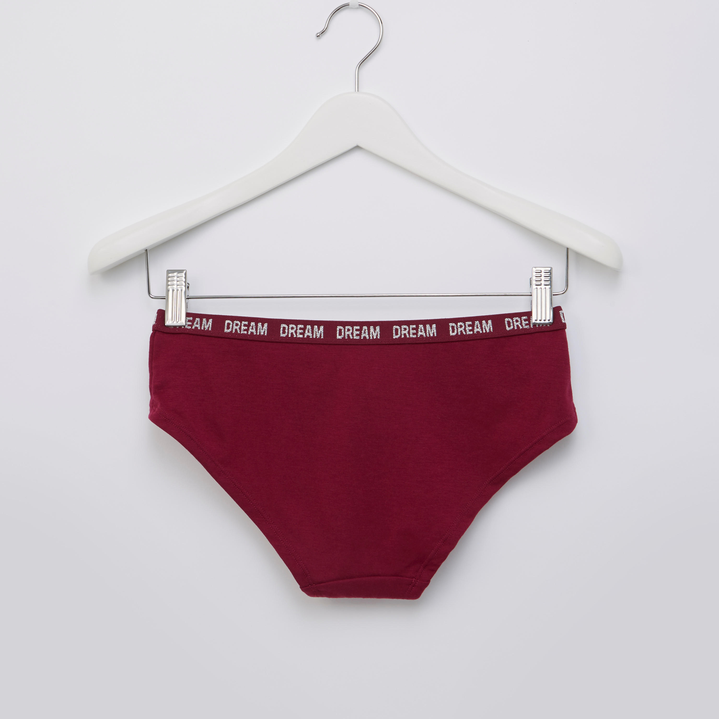Plain Hipster Briefs with Printed Elasticised Waistband-women-clothing-lingerie-panties-image-2