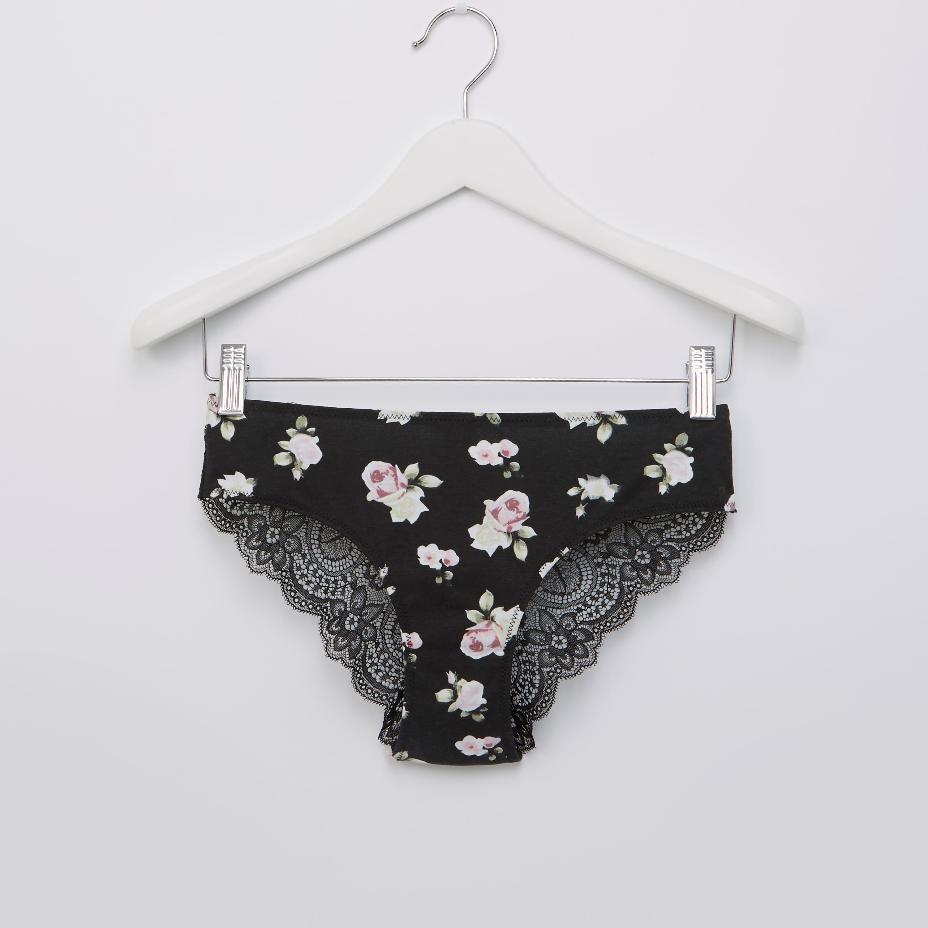 سراويل داخلية بتفاصيل دانتيل وطبعات-women-clothing-lingerie-panties-image-1