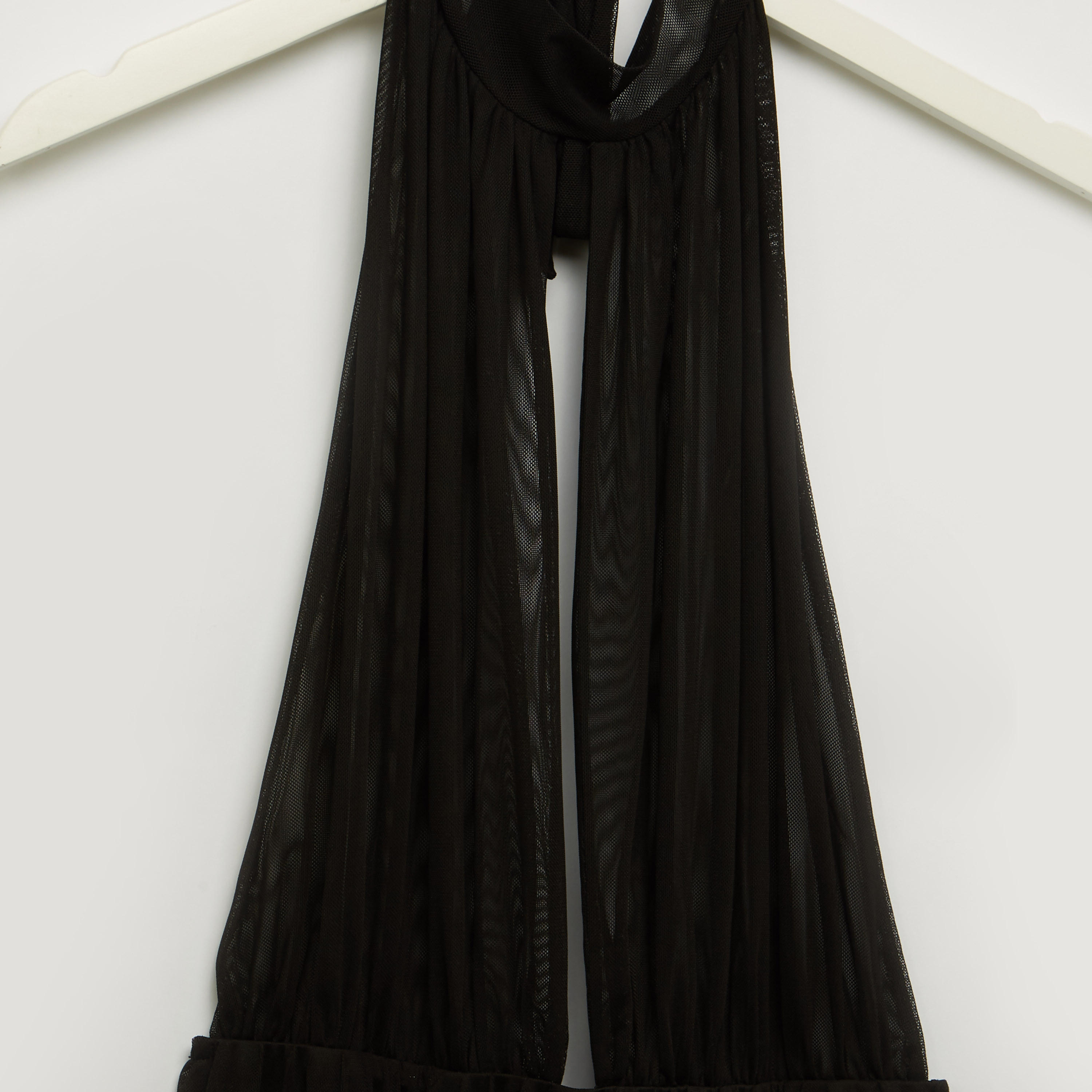 قميص نوم سادة بياقة هالتر-women-clothing-nightwear-nighties-image-2