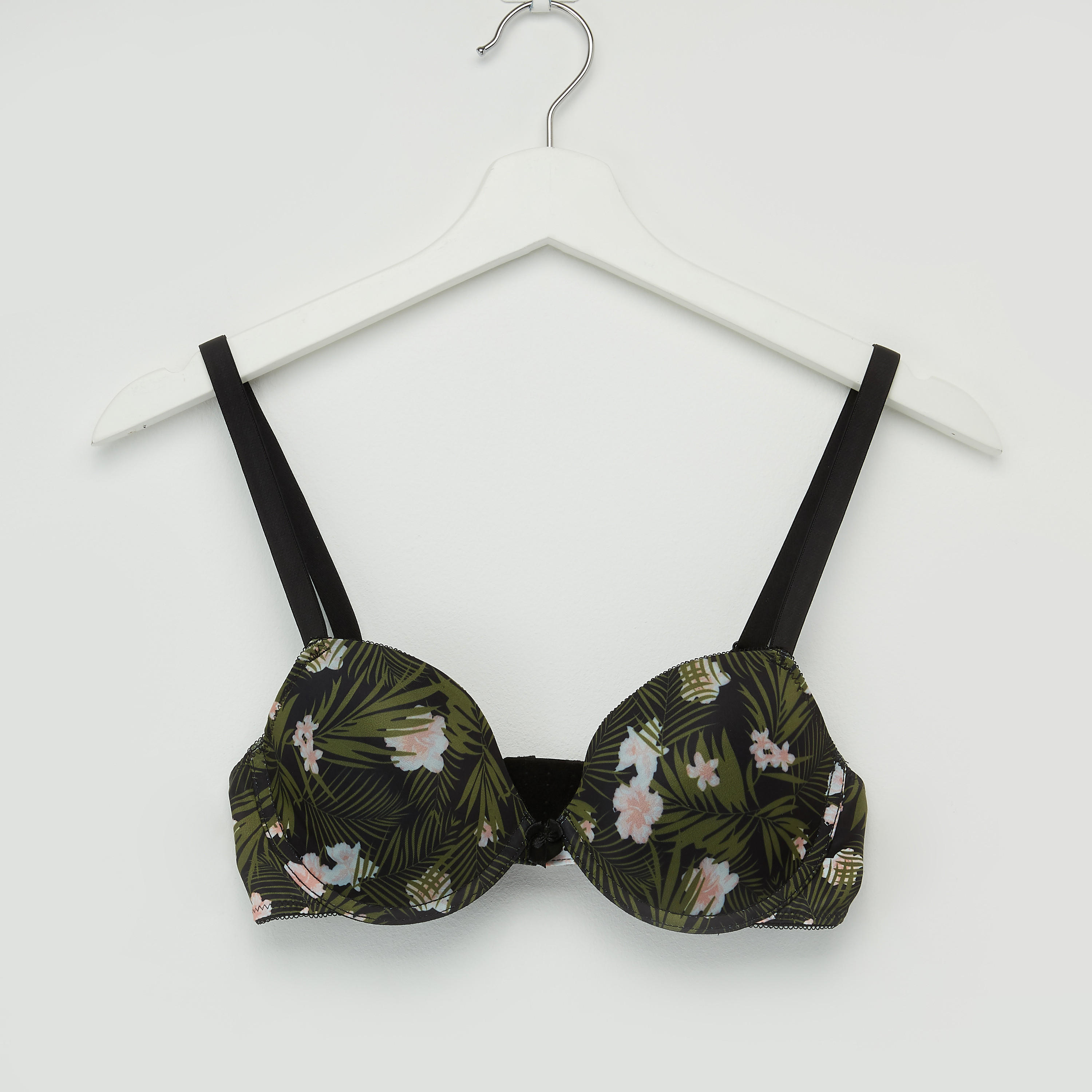 صدرية مبطنة بخطافة إغلاق وطبعات زهرية-women-clothing-lingerie-bras-image-1