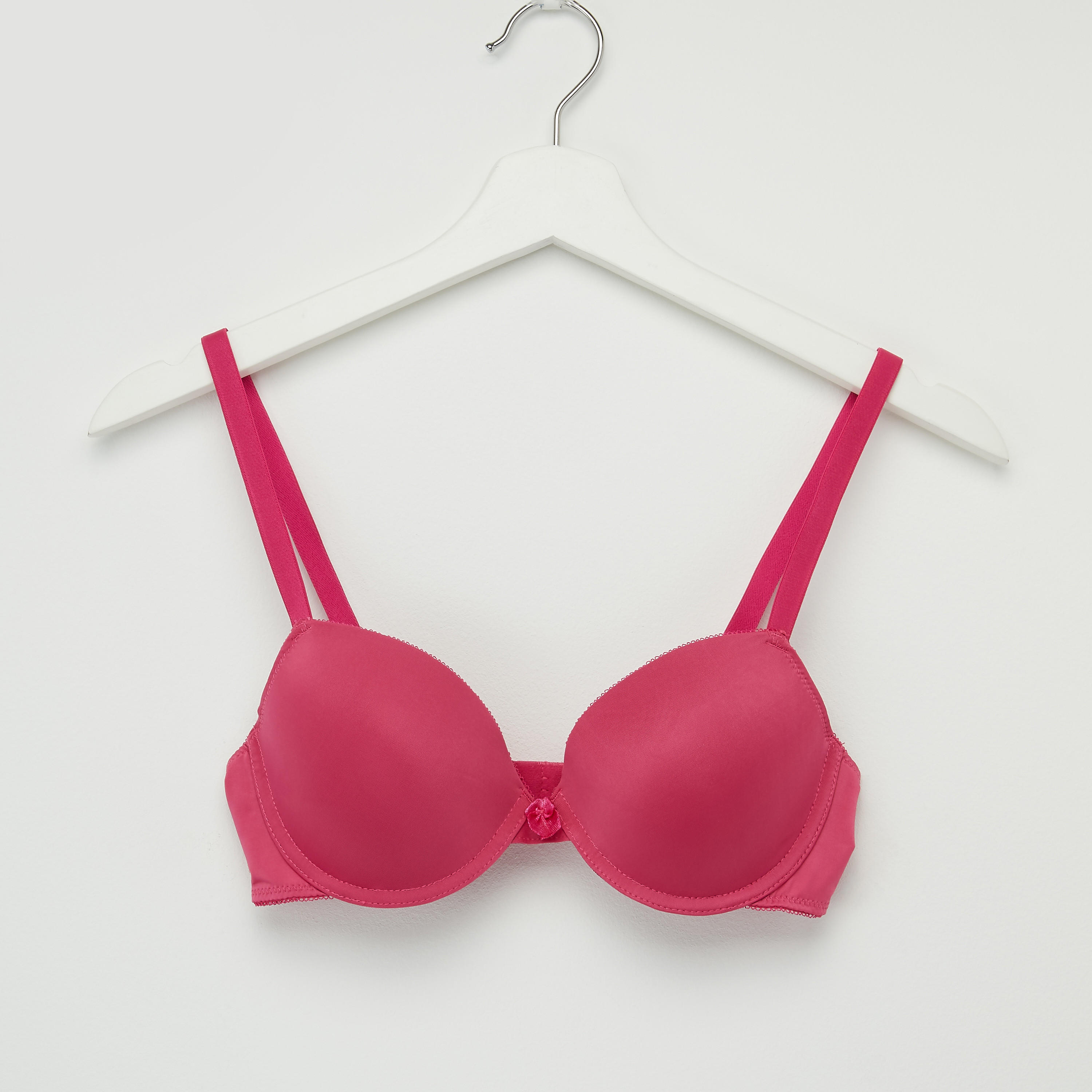 صدريّة سادة مبطّنة بمشبك إغلاق-women-clothing-lingerie-bras-image-2