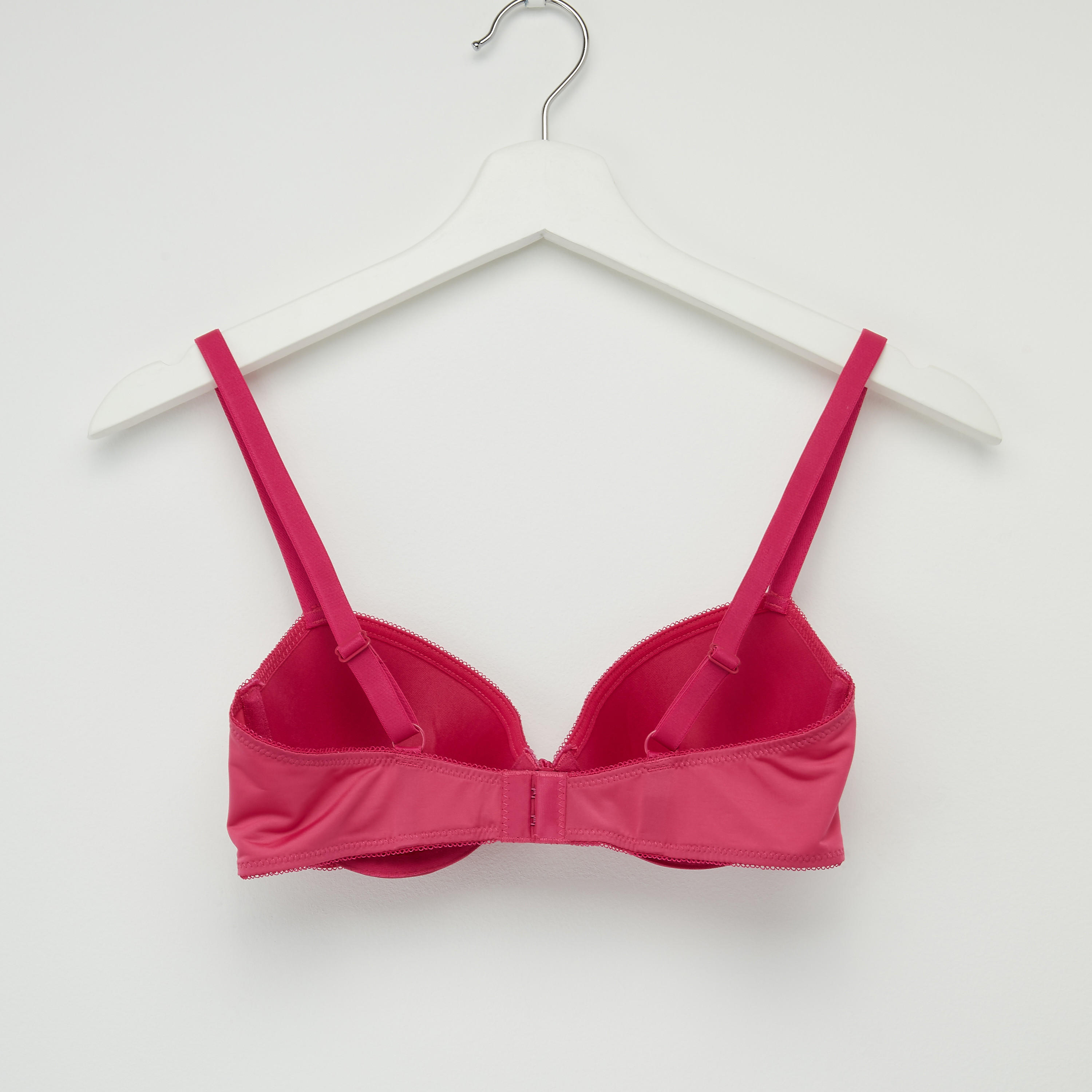 صدريّة سادة مبطّنة بمشبك إغلاق-women-clothing-lingerie-bras-image-1