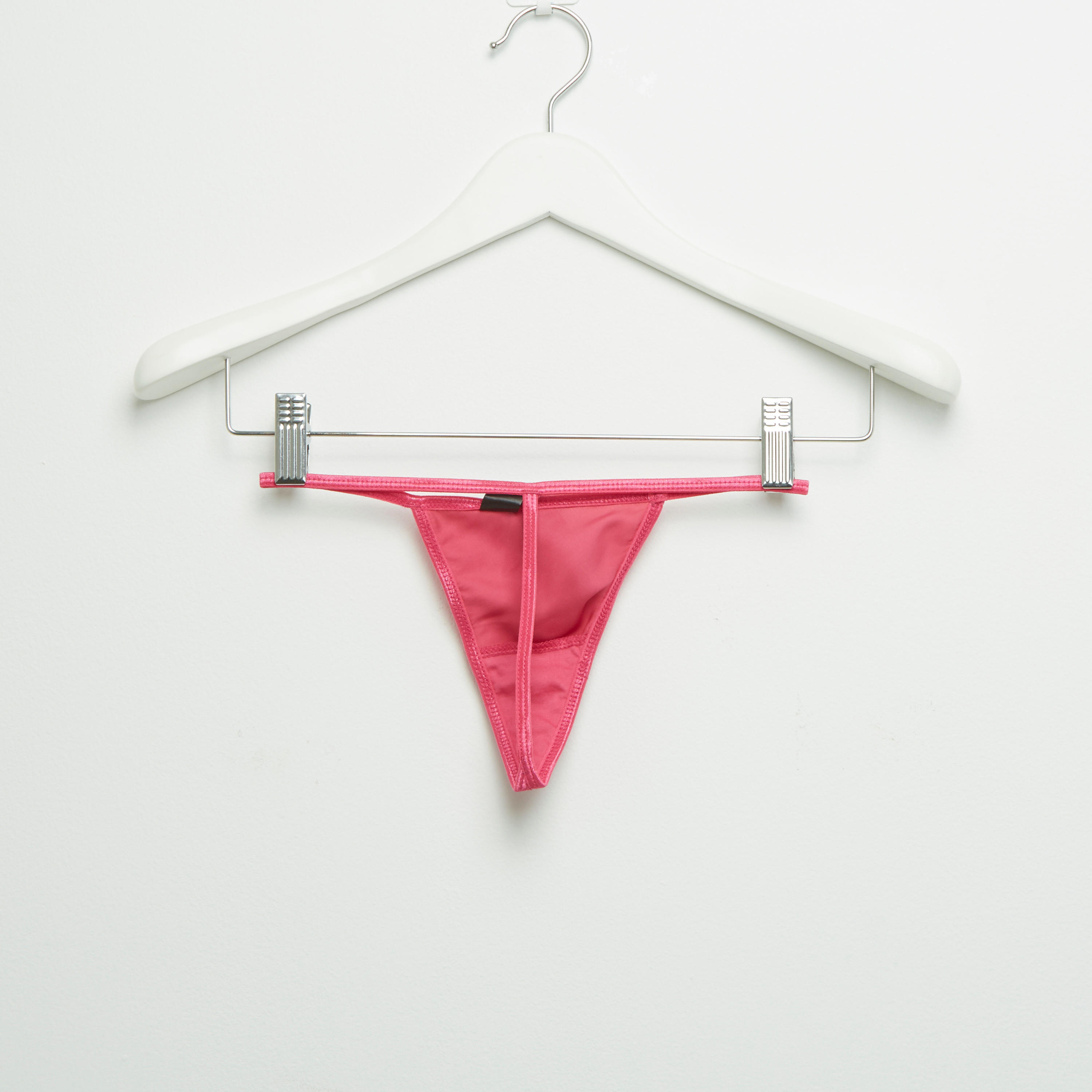 بيبي دول سادة بياقة هالتر وتفاصيل دانتيل مع ثونج-women-clothing-nightwear-pyjamas-longsets-image-6