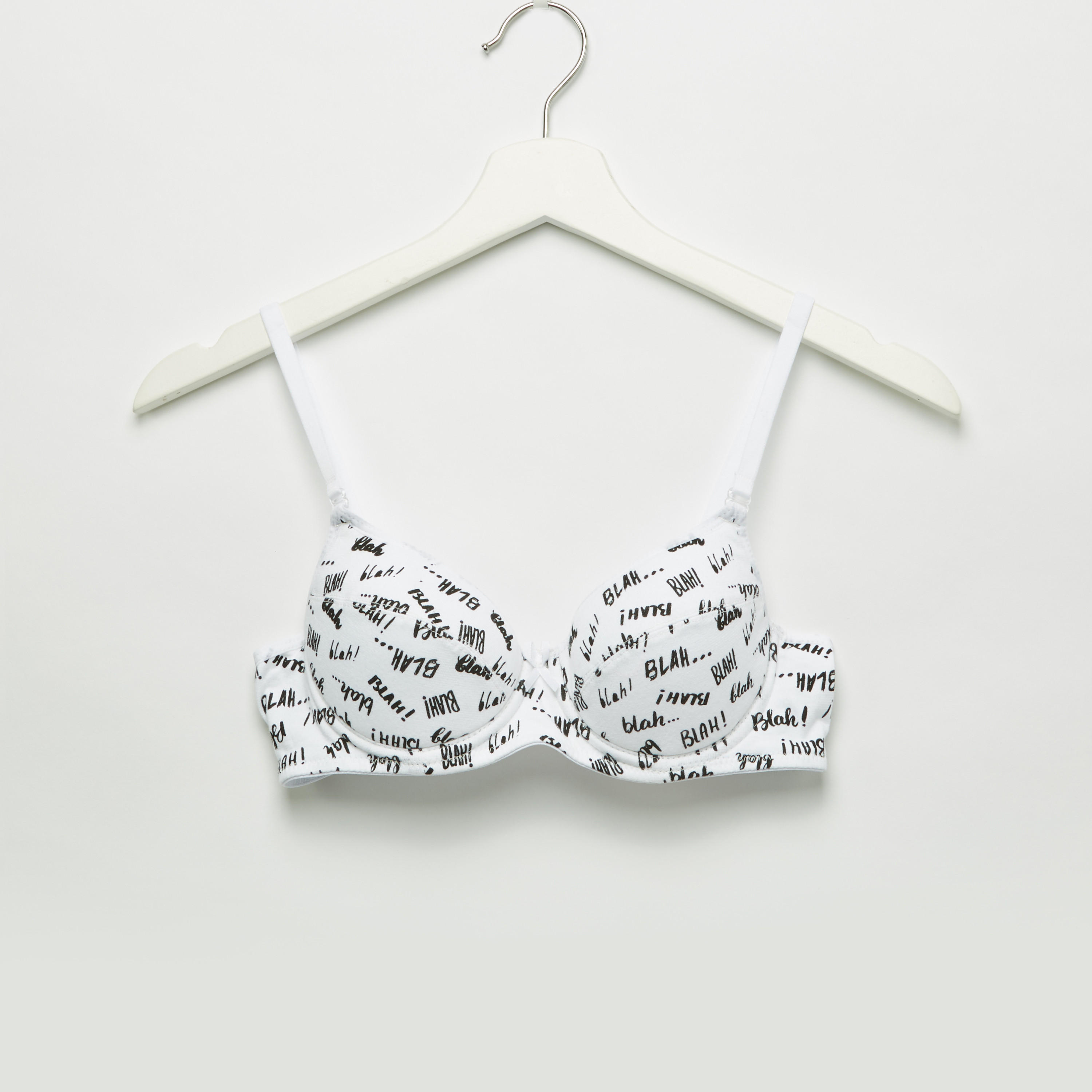 صدريّة تيشيرت مبطّنة بمشبك إغلاق ناعم - طقم من قطعتين-women-clothing-lingerie-bras-image-4