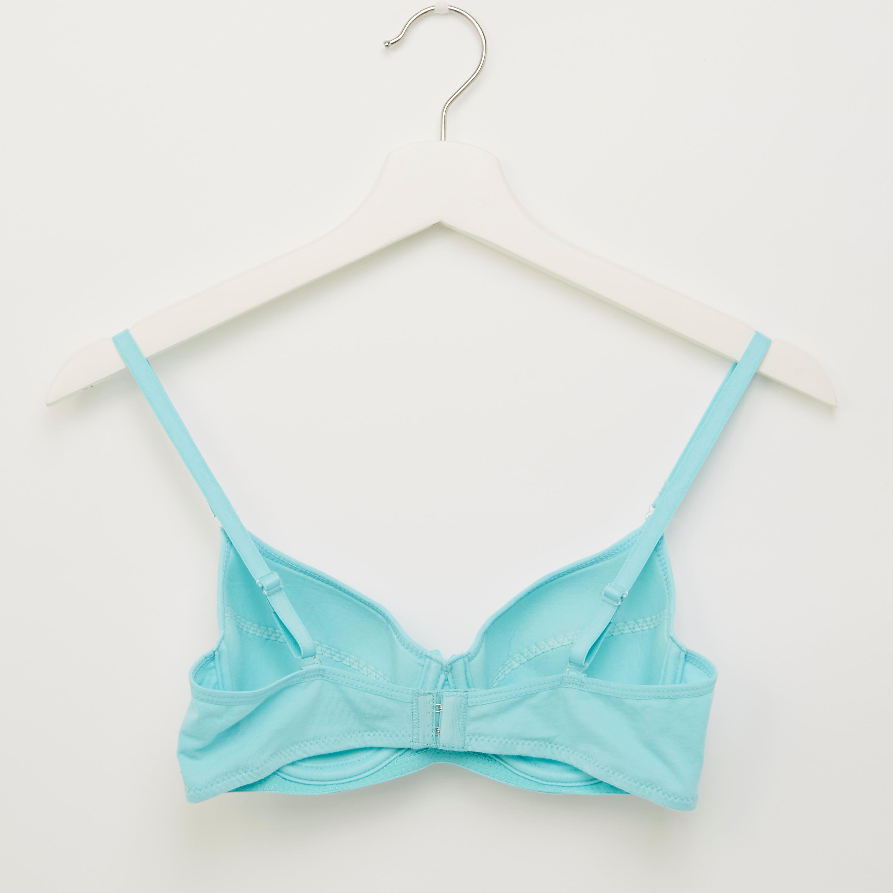 صدريّة تيشيرت سادة مبطّنة بمشبك إغلاق - طقم من قطعتين-women-clothing-lingerie-bras-image-3