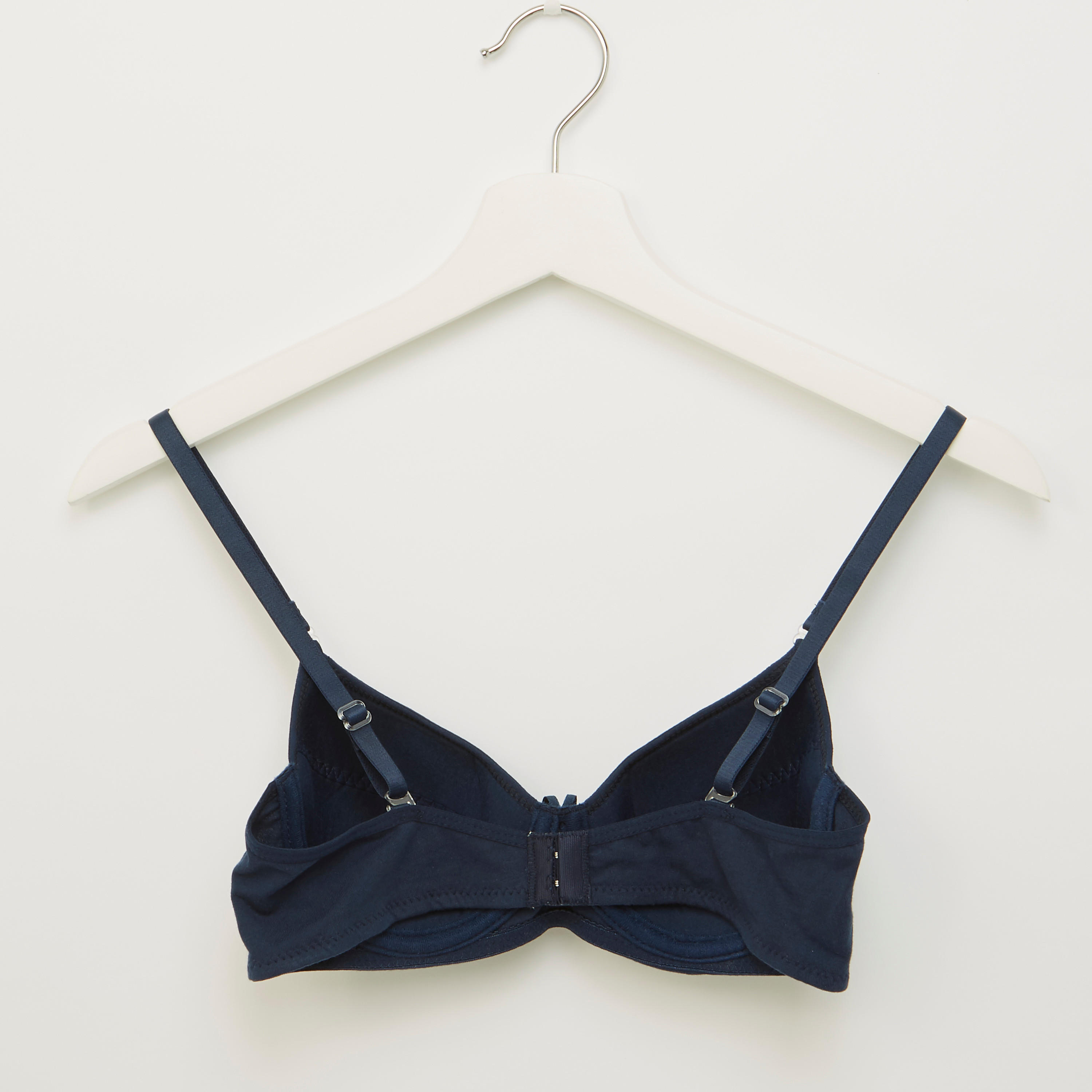 صدريّة تيشيرت سادة مبطّنة بمشبك إغلاق - طقم من قطعتين-women-clothing-lingerie-bras-image-5