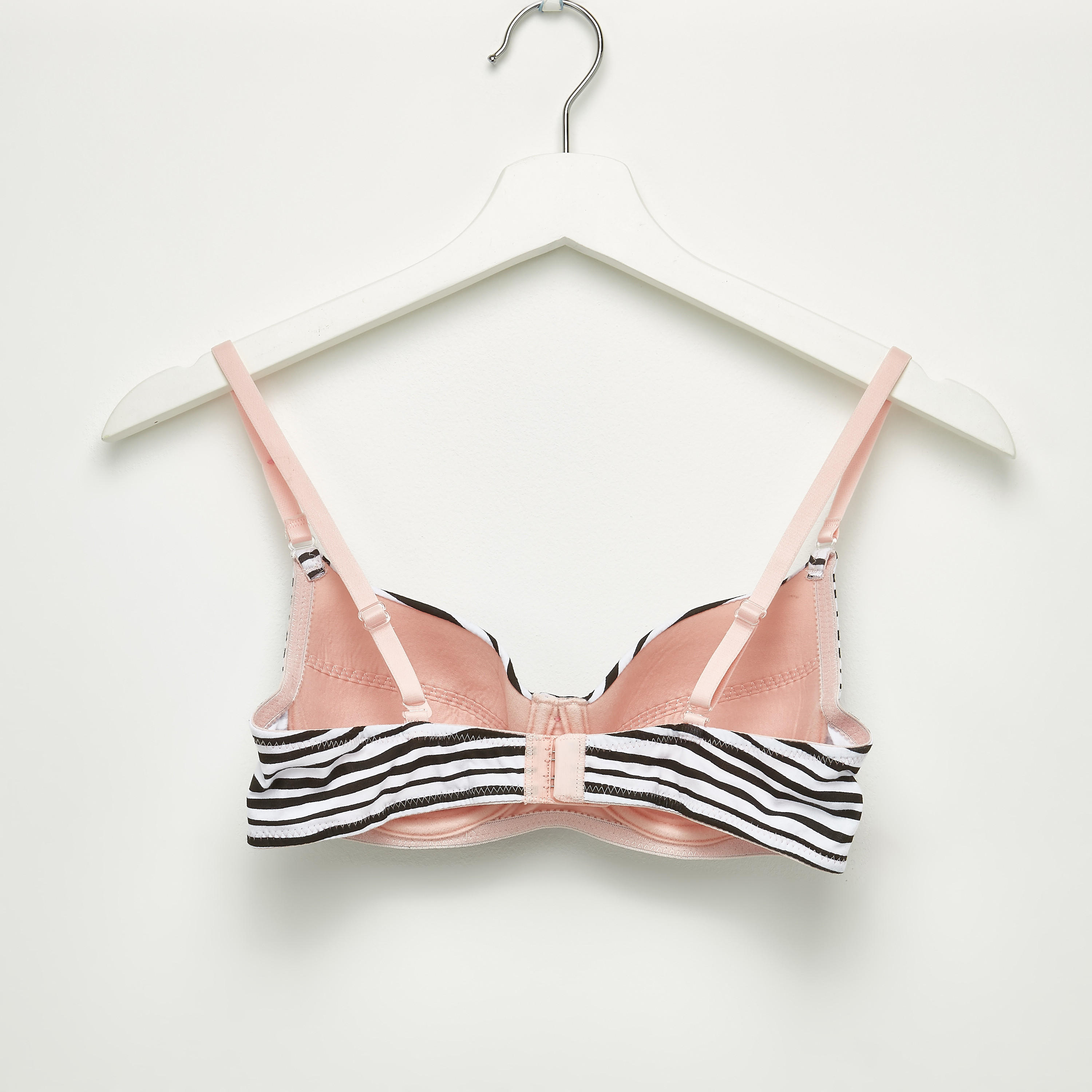 صدريّة بمشبك إغلاق ناعم وفيونكة - طقم من قطعتين-women-clothing-lingerie-bras-image-3
