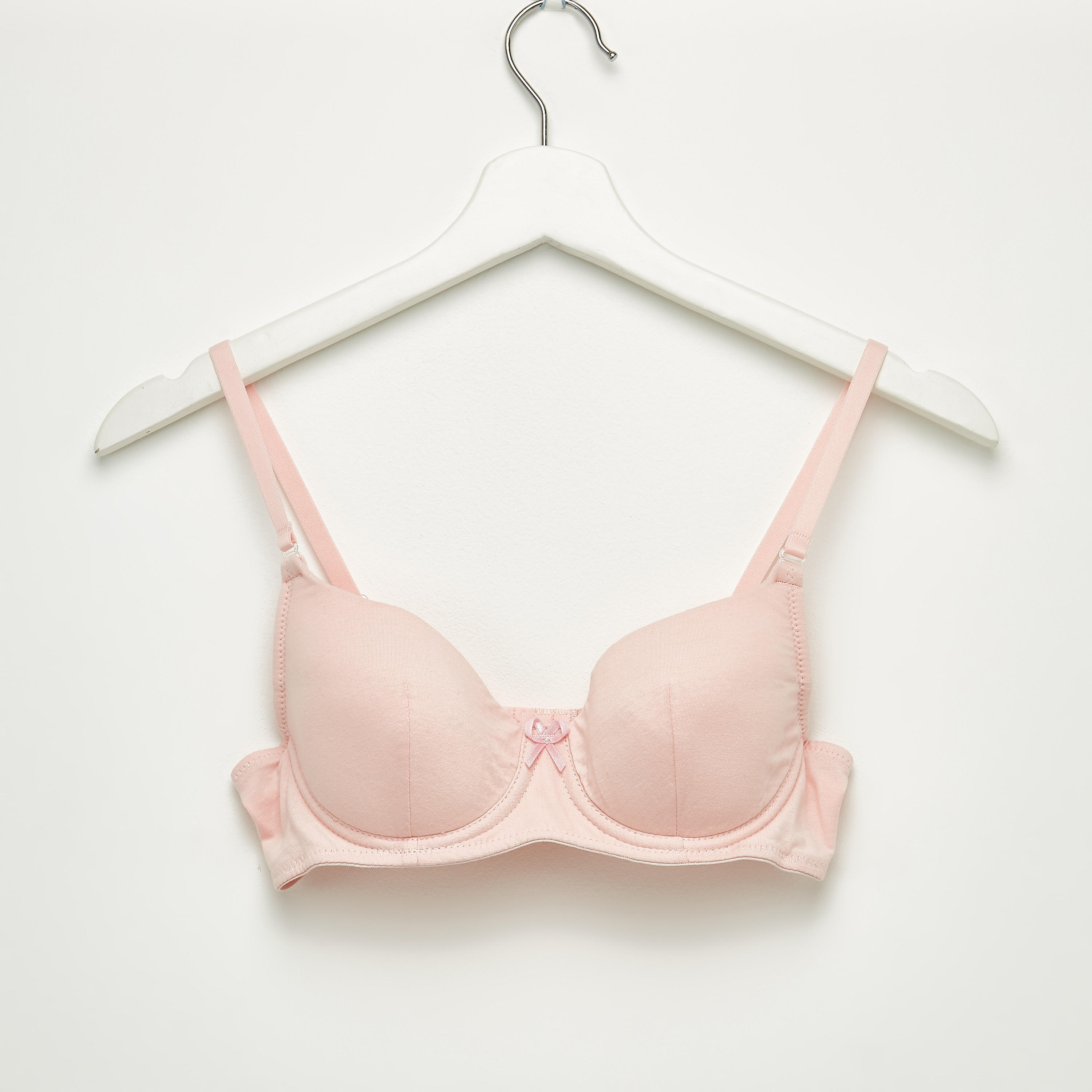 صدريّة بمشبك إغلاق ناعم وفيونكة - طقم من قطعتين-women-clothing-lingerie-bras-image-4