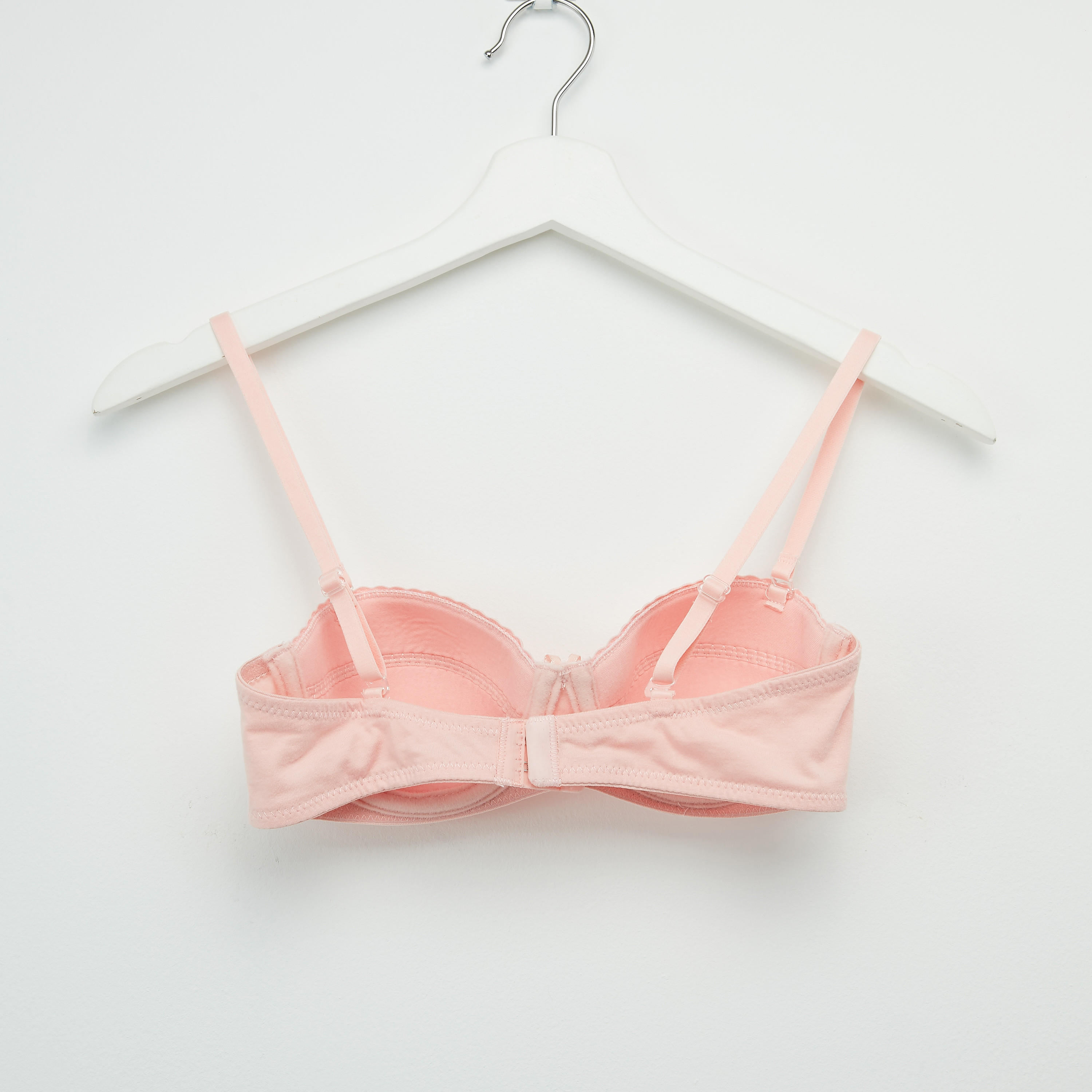 صدريّة تيشيرت مبطّنة بمشبك إغلاق ناعم - طقم من قطعتين متنوعتين-women-clothing-lingerie-bras-image-5