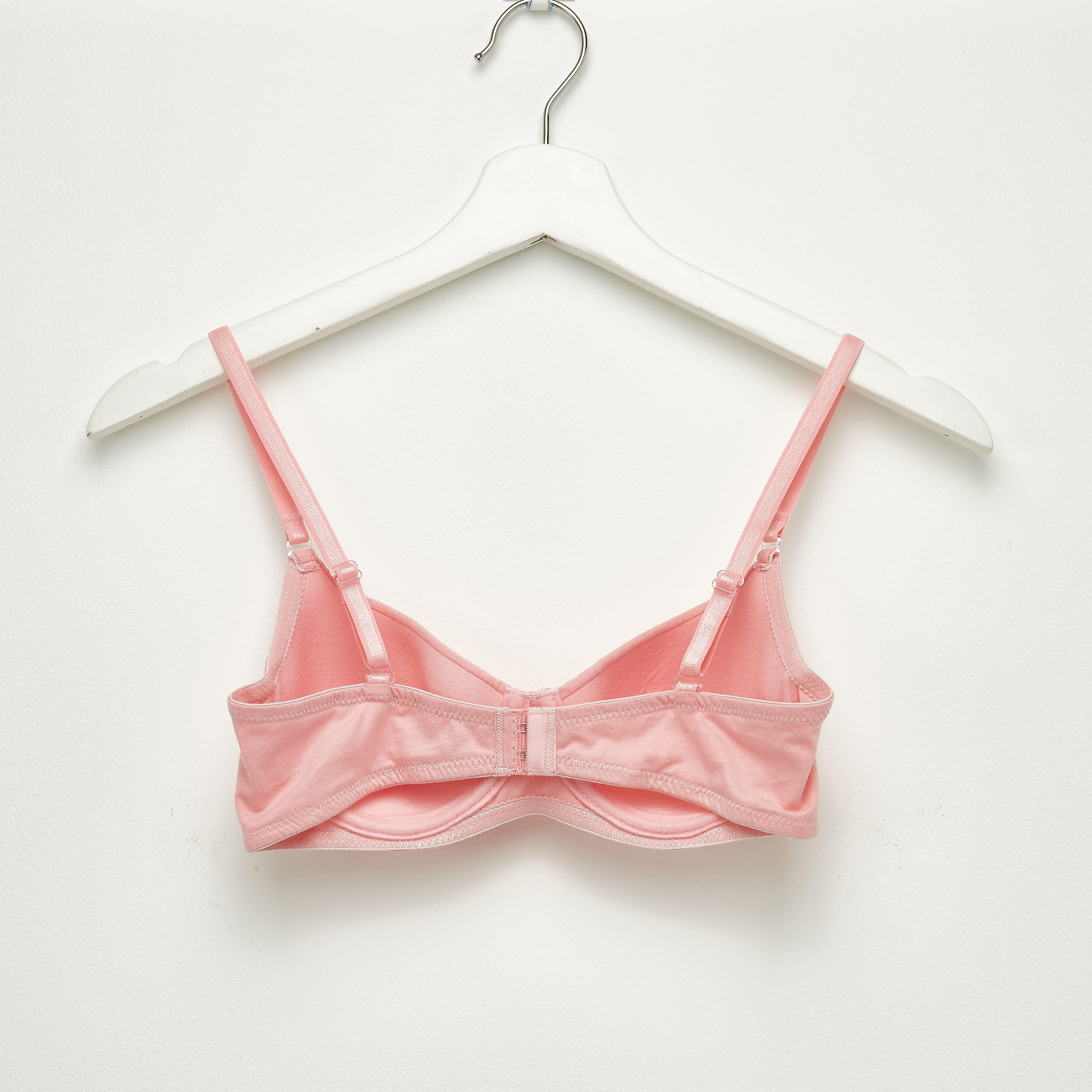 Set of 2 - Padded T-shirt Bra with Hook and Eye Closure-women-clothing-lingerie-bras-image-5