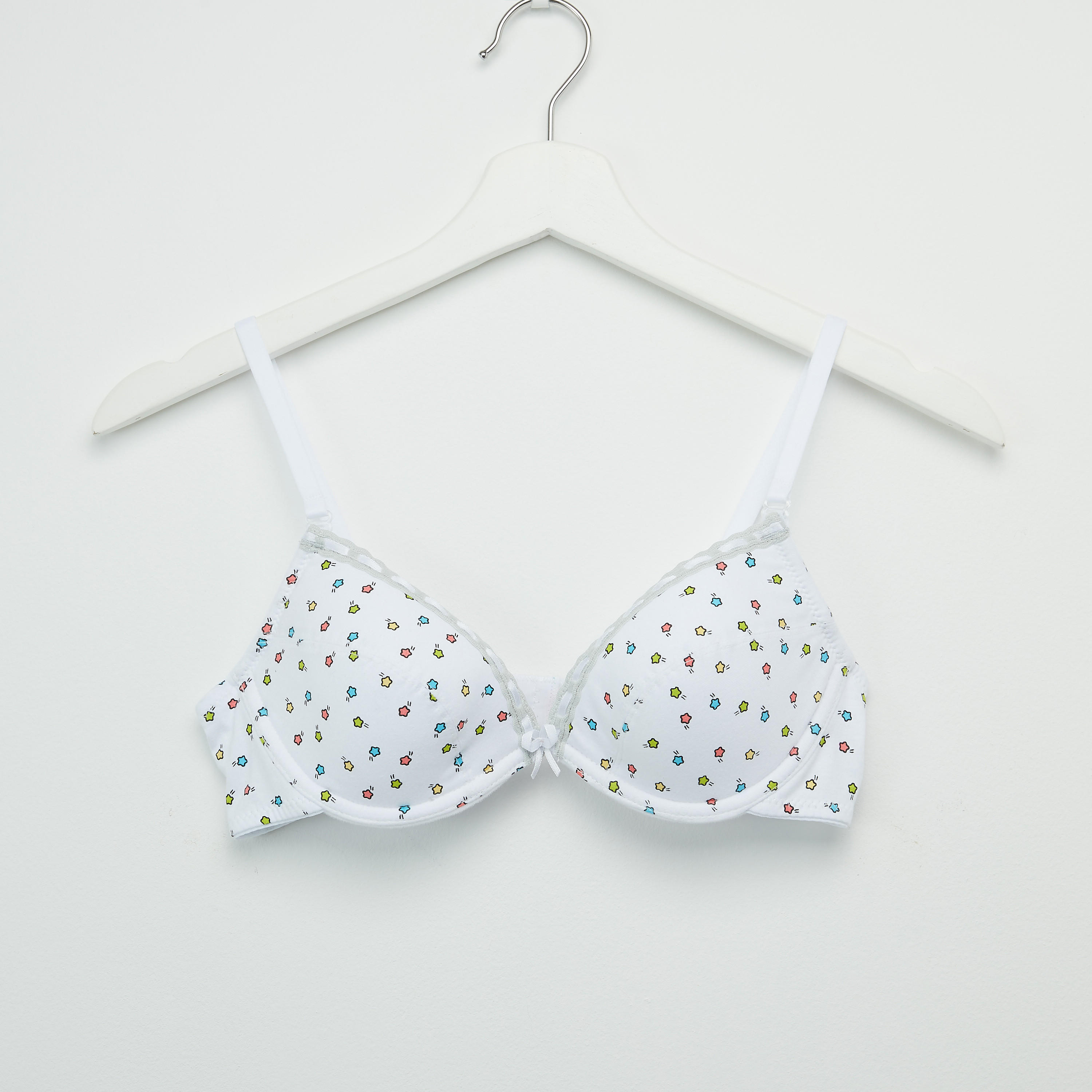 Set of 2 - Assorted Padded Bra with Hook and Eye Closure-women-clothing-lingerie-bras-image-2