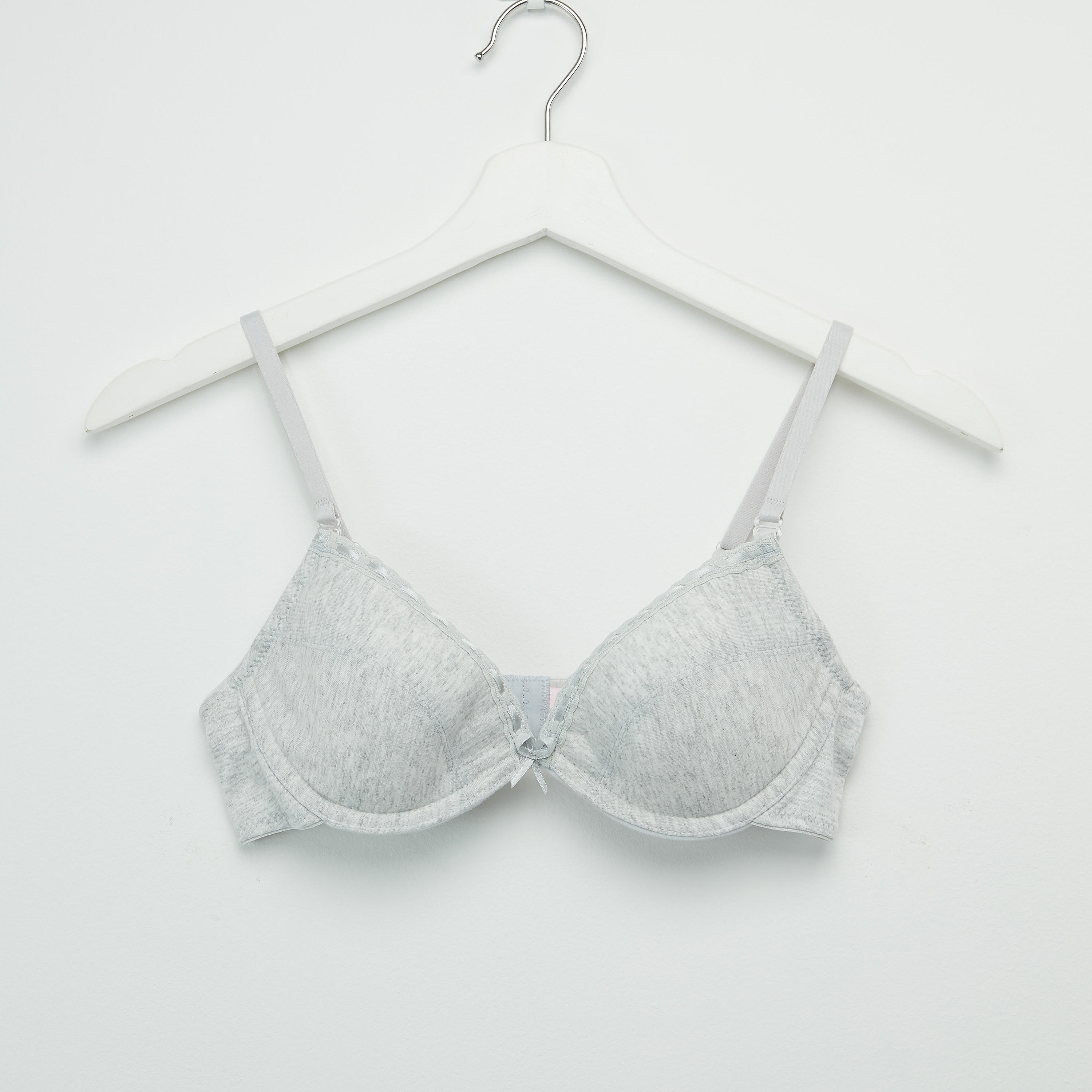Set of 2 - Assorted Padded Bra with Hook and Eye Closure-women-clothing-lingerie-bras-image-4