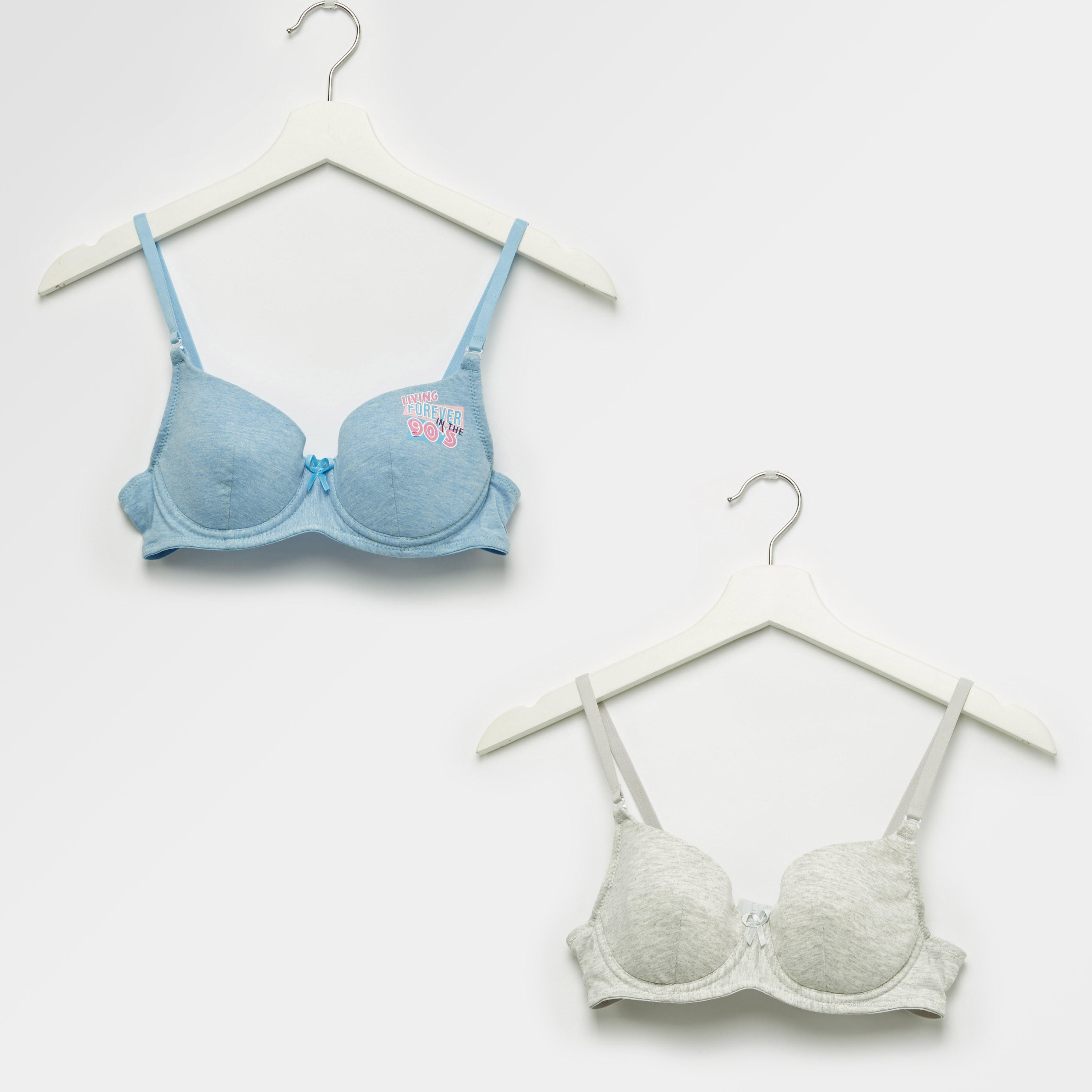 صدرية مبطّنة بمشبك إغلاق ناعم - طقم من قطعتين-women-clothing-lingerie-bras-image-1