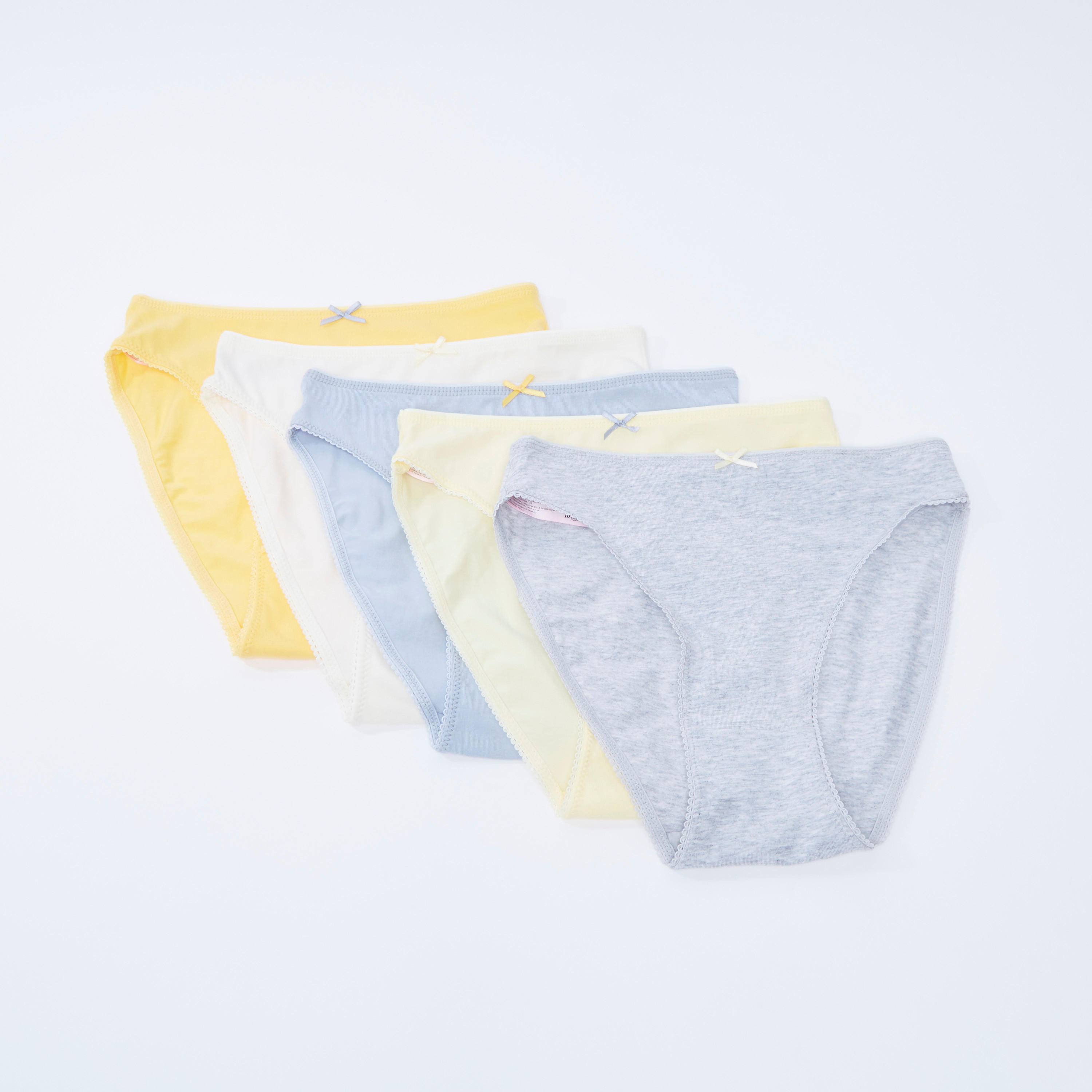 سراويل داخلية مستدامة سادة - طقم من 5 قطع-women-clothing-lingerie-panties-image-1