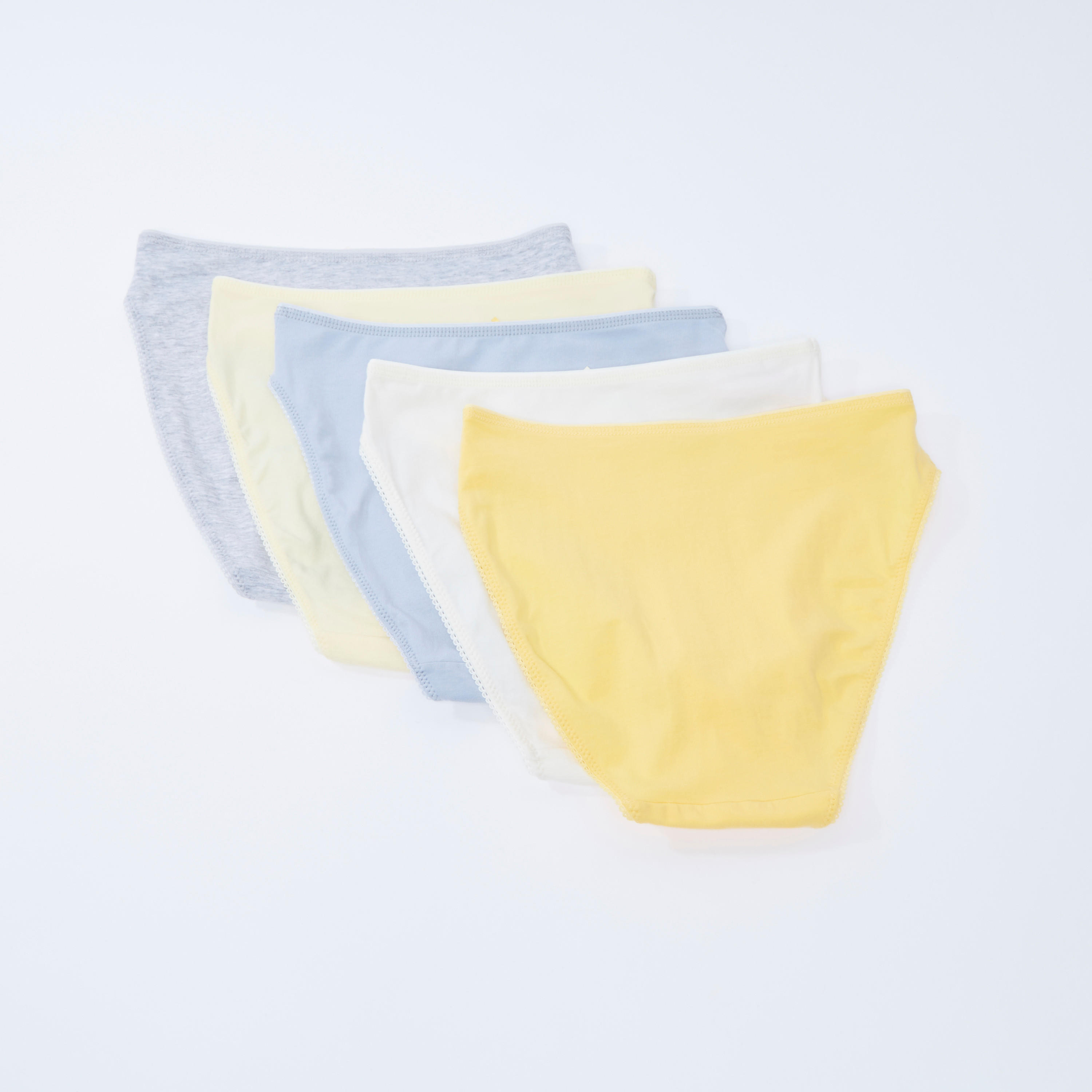 سراويل داخلية مستدامة سادة - طقم من 5 قطع-women-clothing-lingerie-panties-image-2