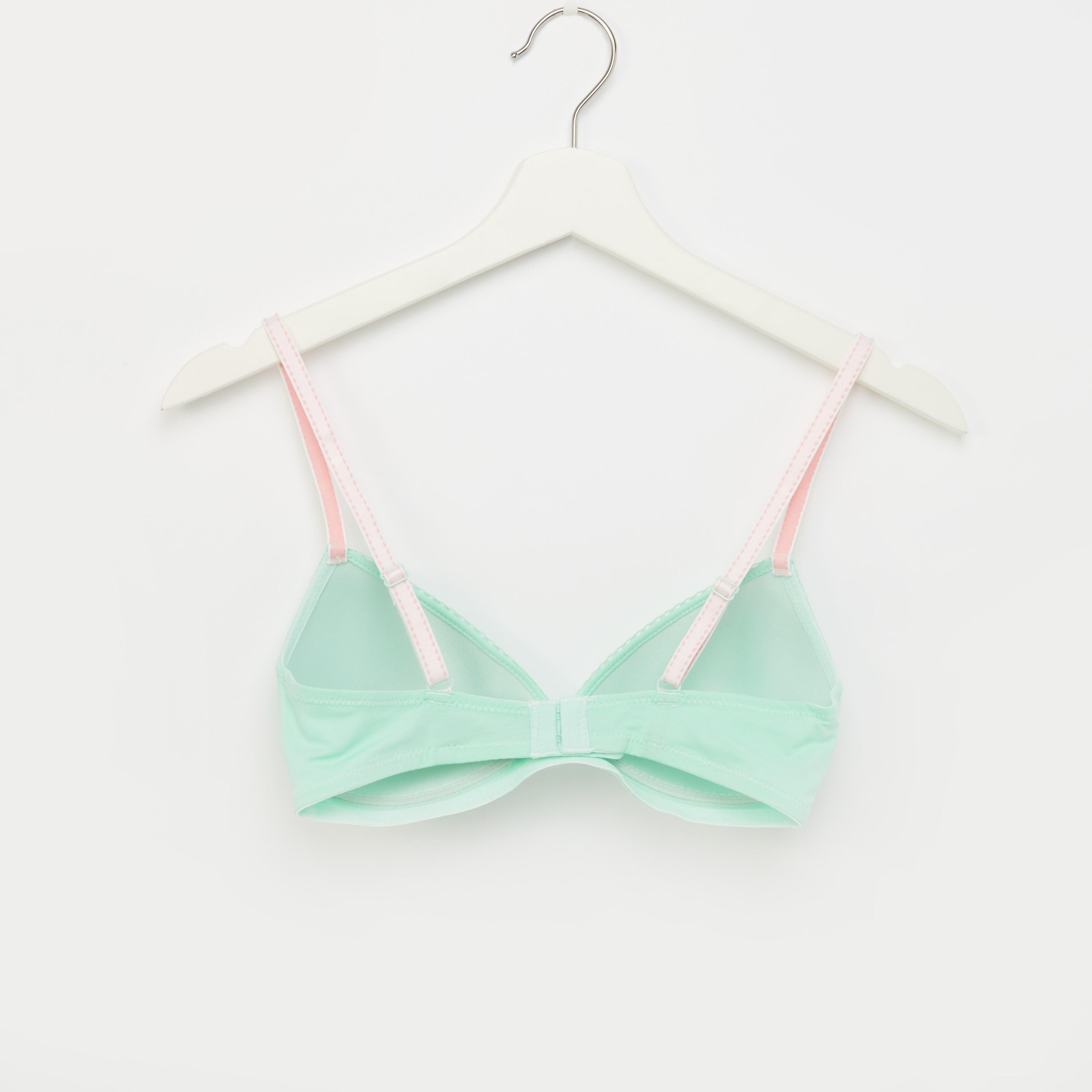 صدريّة تيشيرت بتفاصيل دانتيل وخطاف إغلاق - طقم من قطعتين-women-clothing-lingerie-bras-image-3