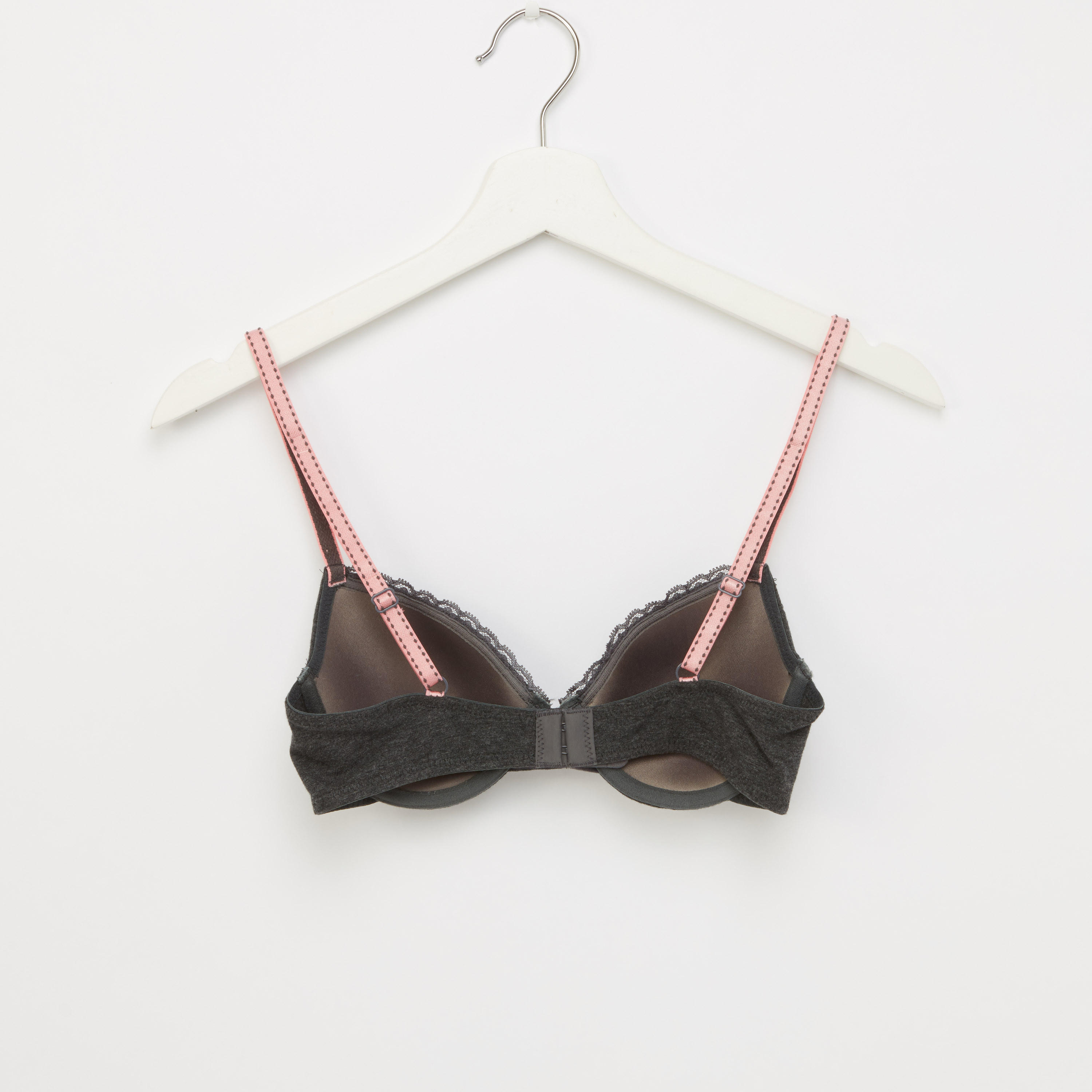 صدريّة مبطّنة بتفاصيل دانتيل ومشبك إغلاق - طقم من قطعتين-women-clothing-lingerie-bras-image-3