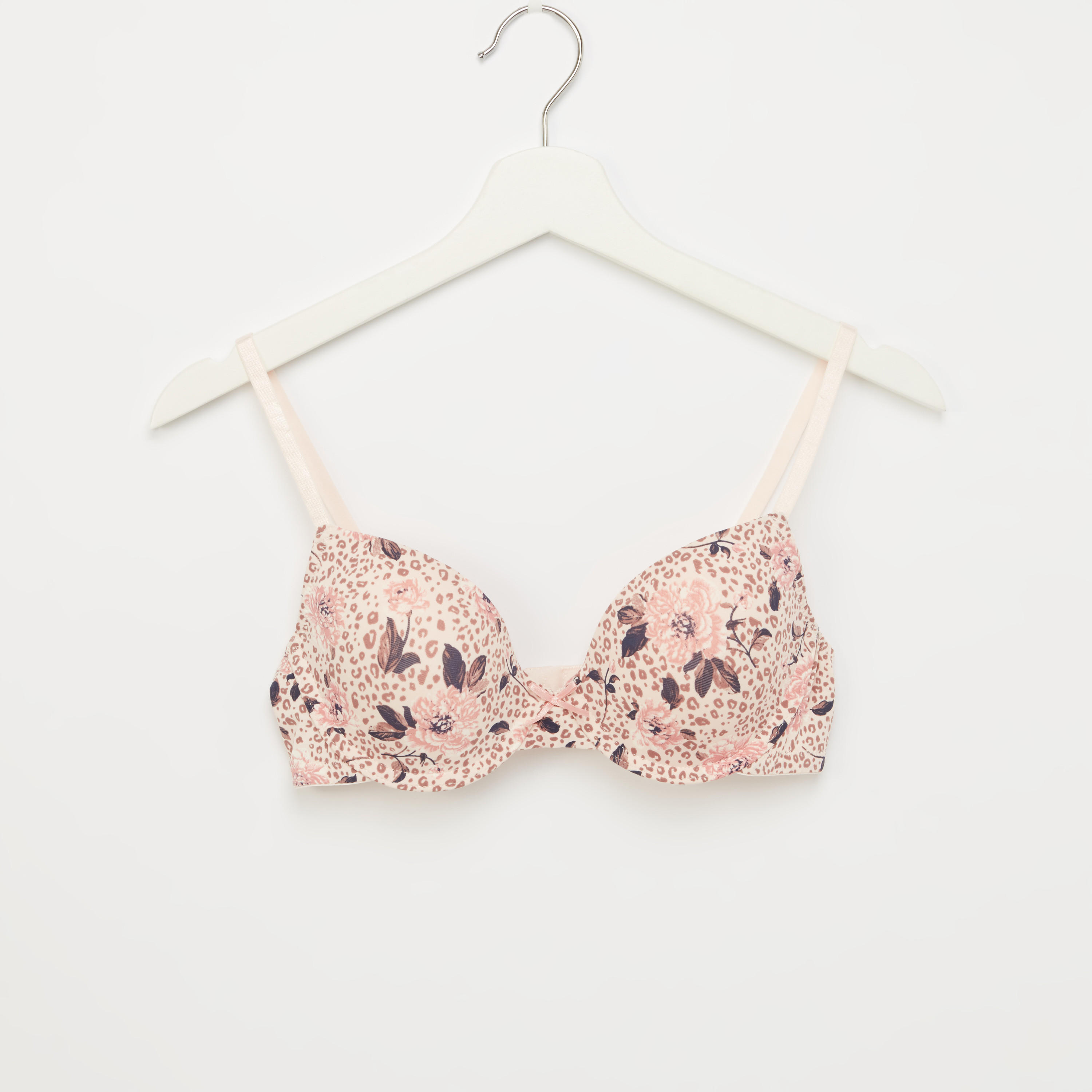 صدرية مبطّنة بمشبك إغلاق ناعم - طقم من قطعتين-women-clothing-lingerie-bras-image-2