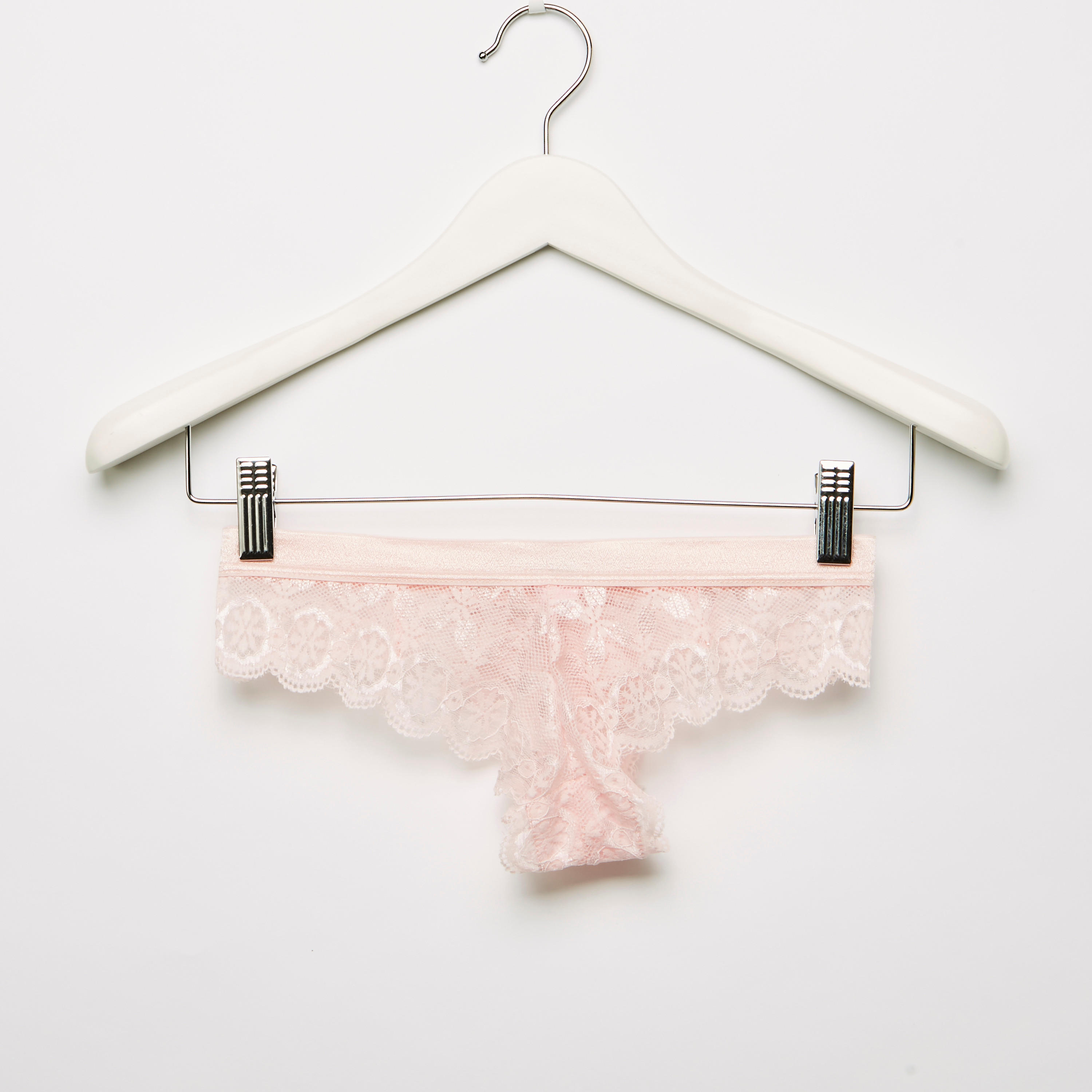 Lace Briefs with Bow Detail and Wide Elasticised Waistband-women-clothing-lingerie-panties-image-2