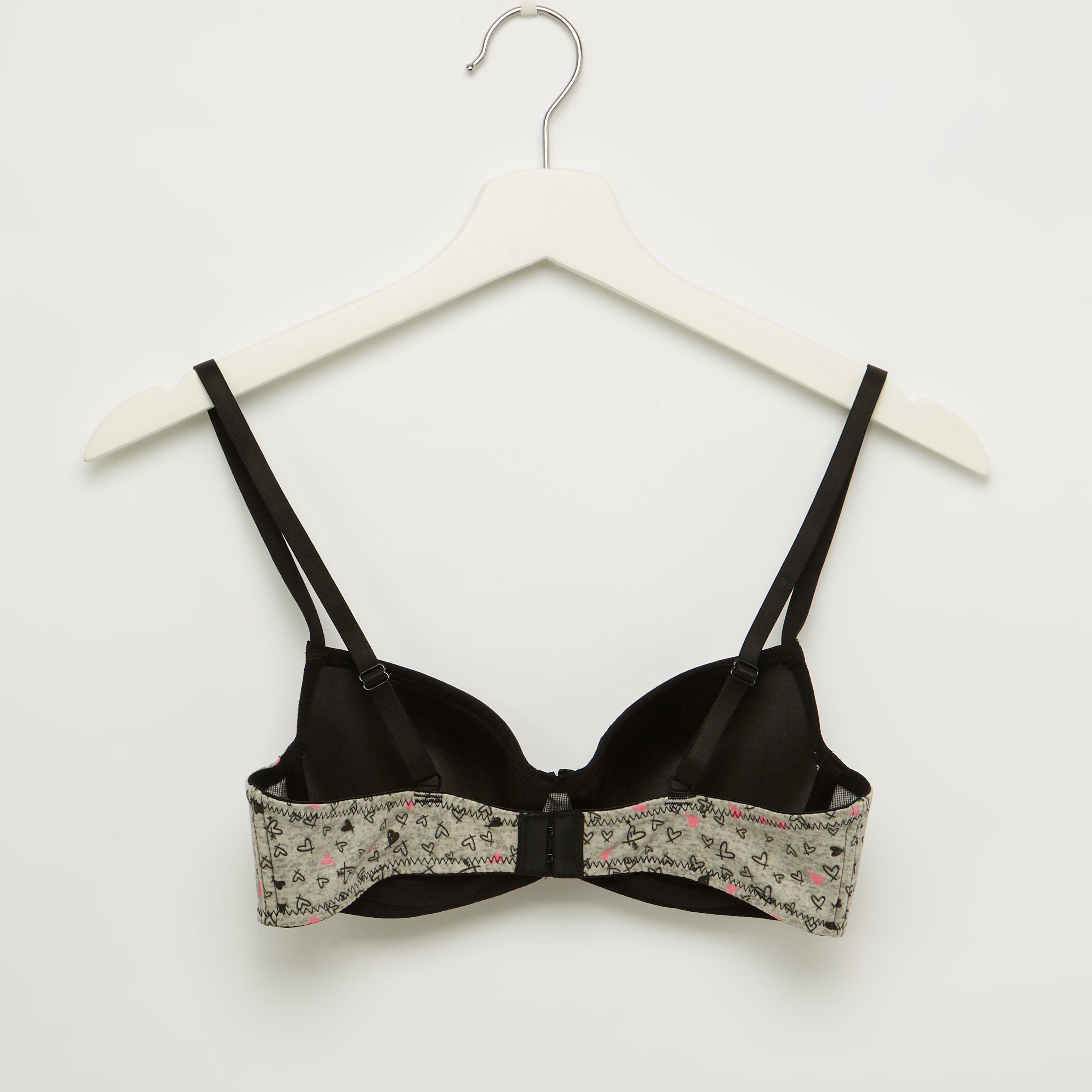 صدرية بلانج بمشبك إغلاق ناعم وطبعات-women-clothing-lingerie-bras-image-1