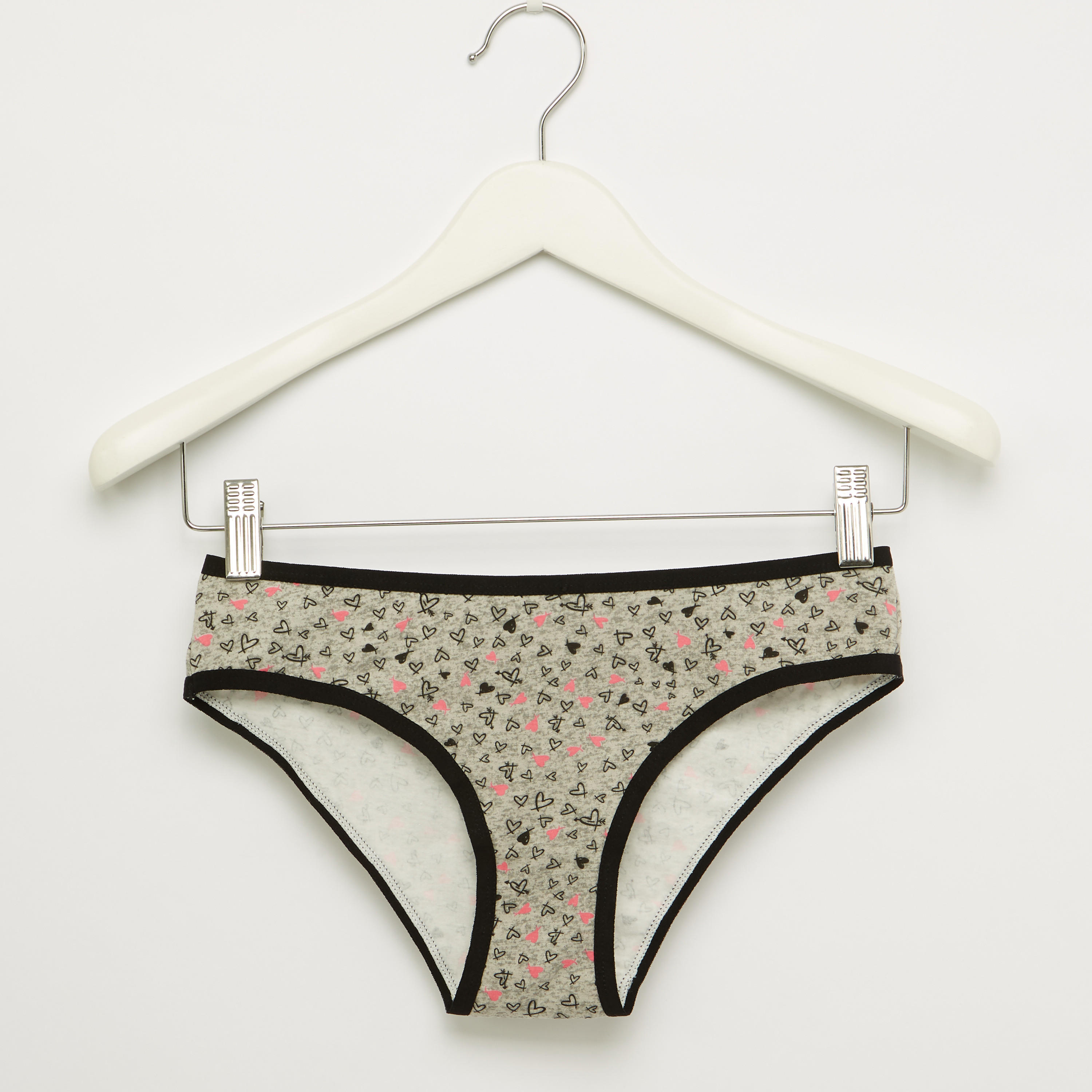 Printed Hipster Briefs with Elasticised Waistband-women-clothing-lingerie-panties-image-1