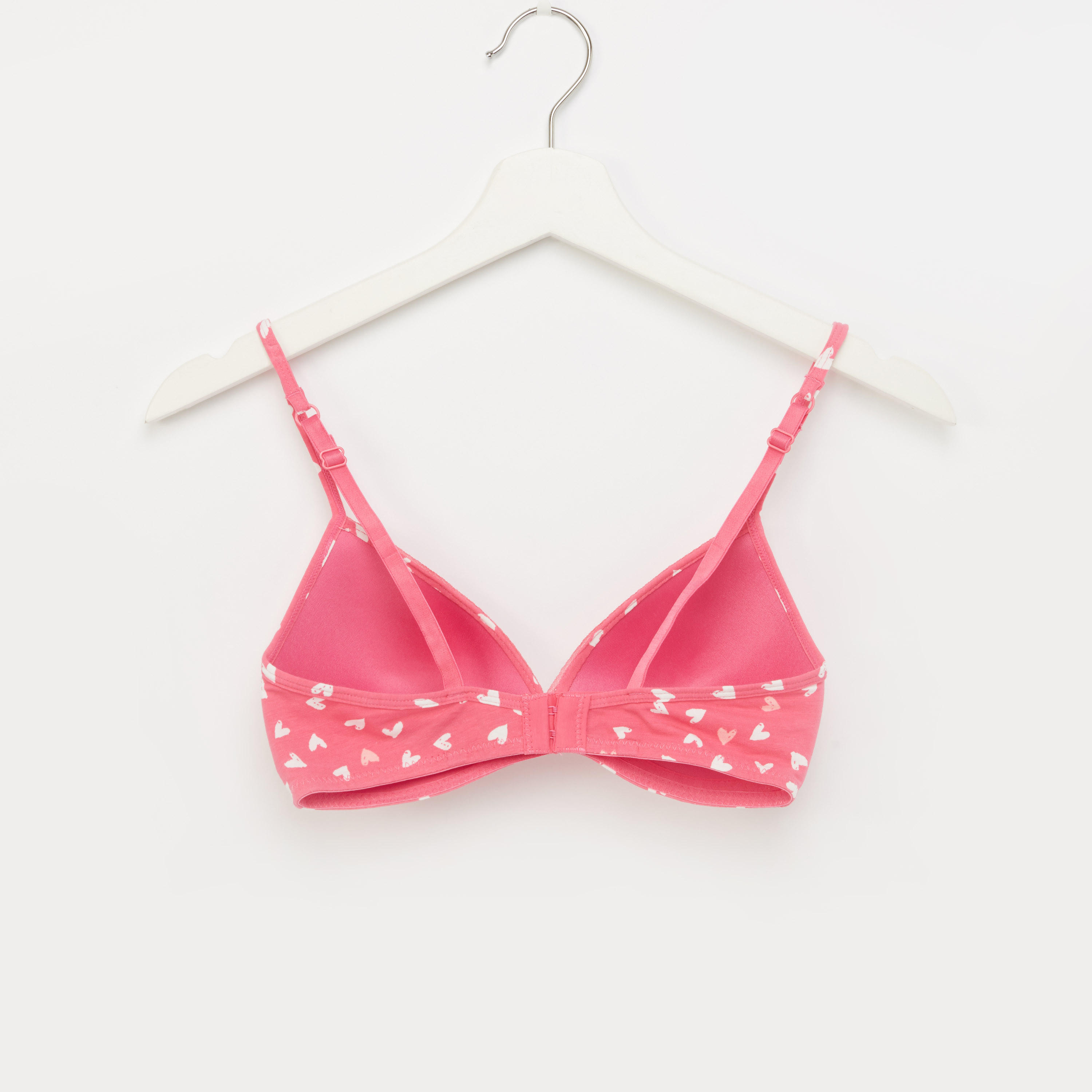 صدريّة تيشيرت مبطّنة بمشبك إغلاق ناعم - طقم من قطعتين-women-clothing-lingerie-bras-image-3