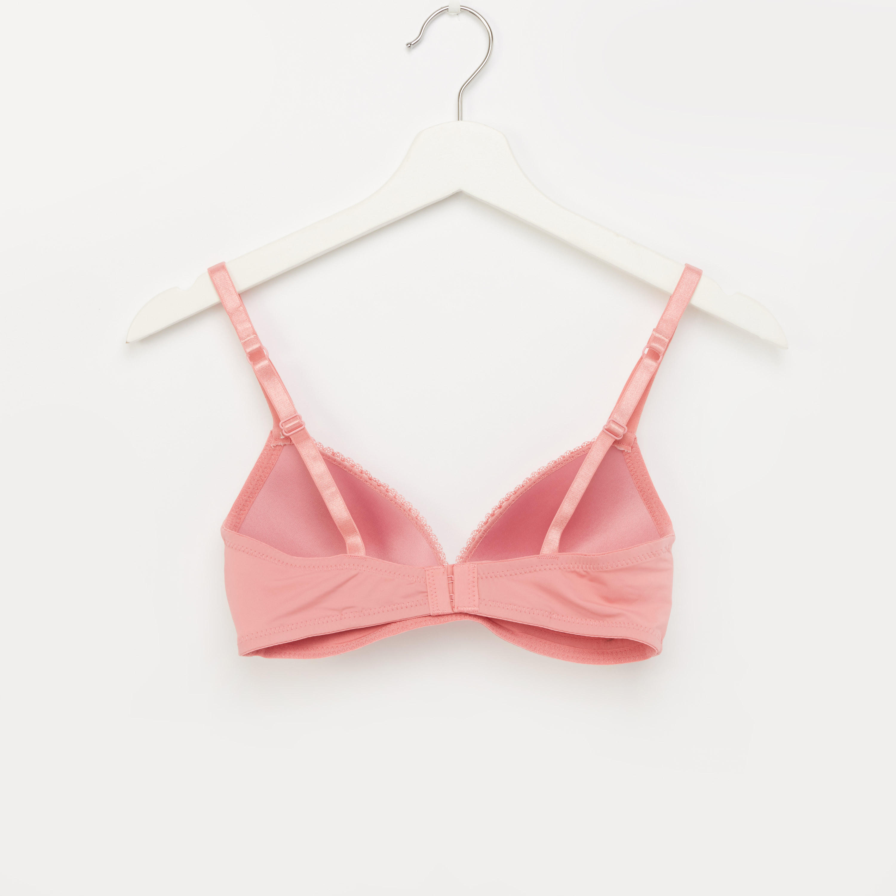 صدريّة تيشيرت بتفاصيل دانتيل وخطاف إغلاق - طقم من قطعتين-women-clothing-lingerie-bras-image-4
