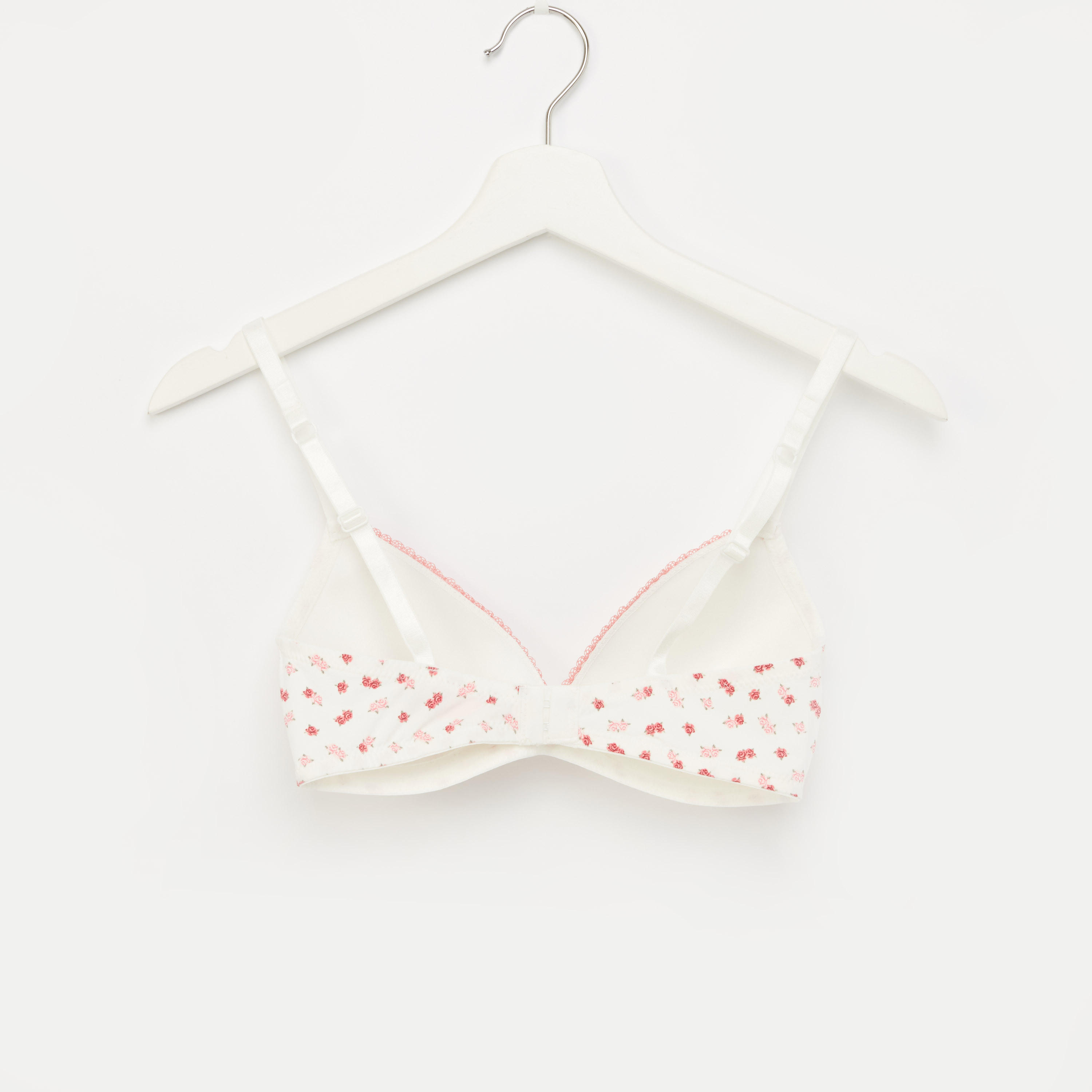 صدريّة تيشيرت بتفاصيل دانتيل وخطاف إغلاق - طقم من قطعتين-women-clothing-lingerie-bras-image-5