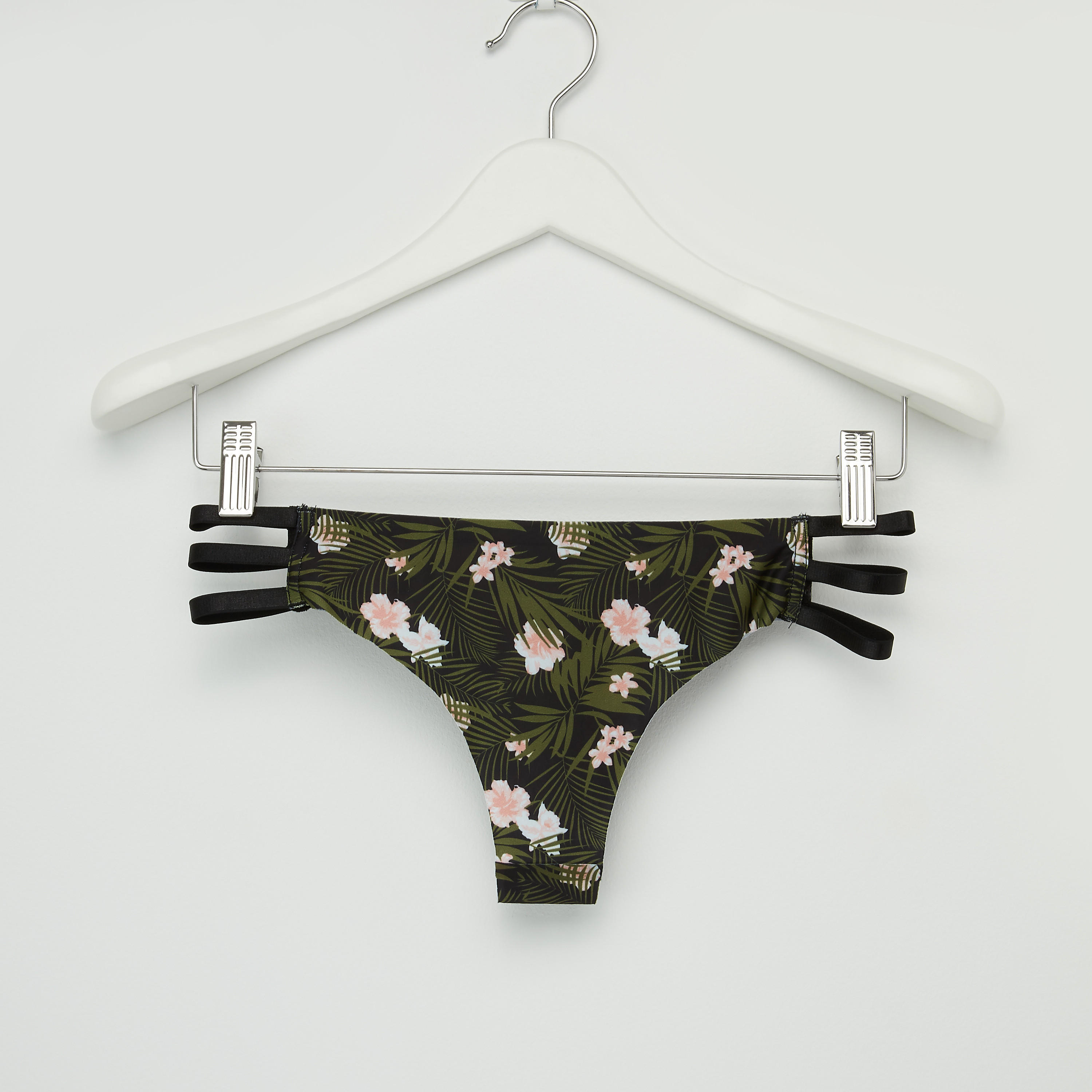 Printed Bikini Briefs with Elasticised Straps-women-clothing-lingerie-panties-image-2