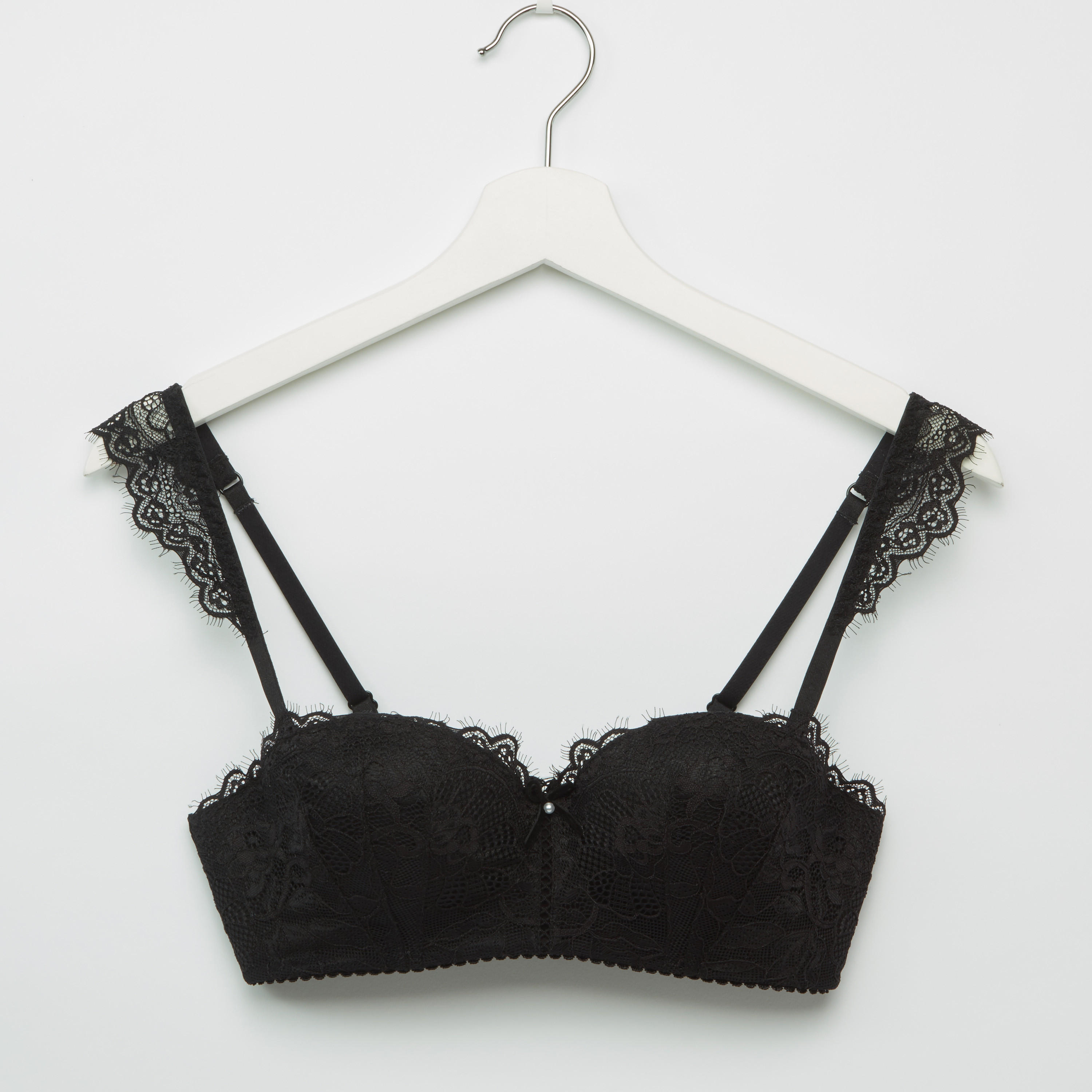 طقم سراويل داخلية وصدريّة ديمي دانتيل مبطّنة-women-clothing-lingerie-lingeriesets-image-2